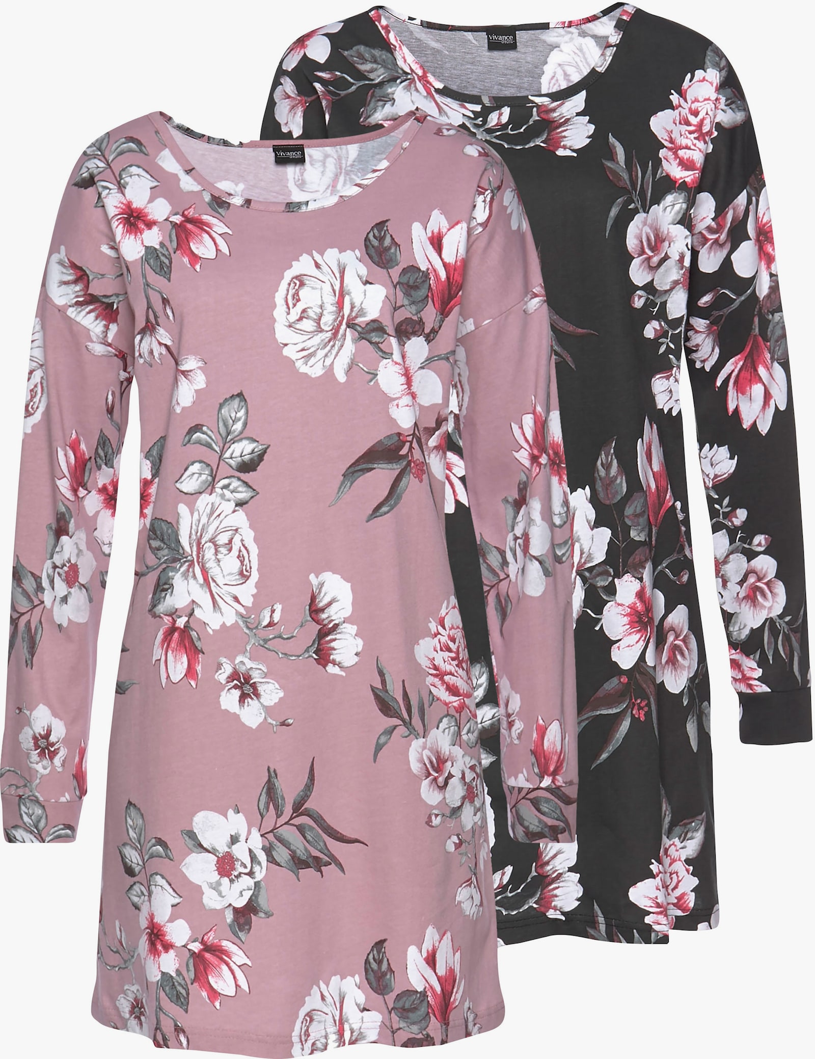 Vivance Dreams Chemise de nuit - mauve + noir