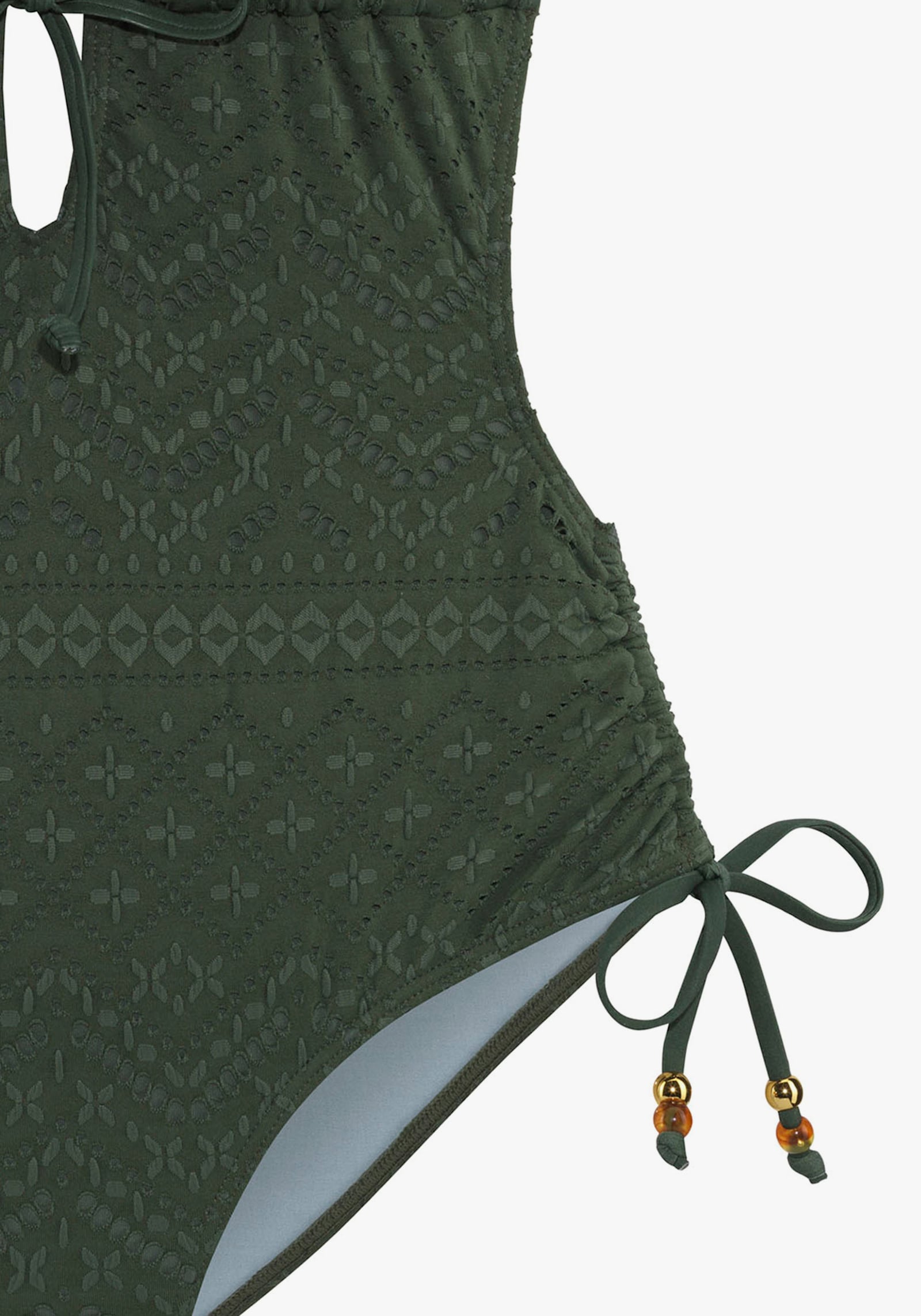 LASCANA Badeanzug - oliv