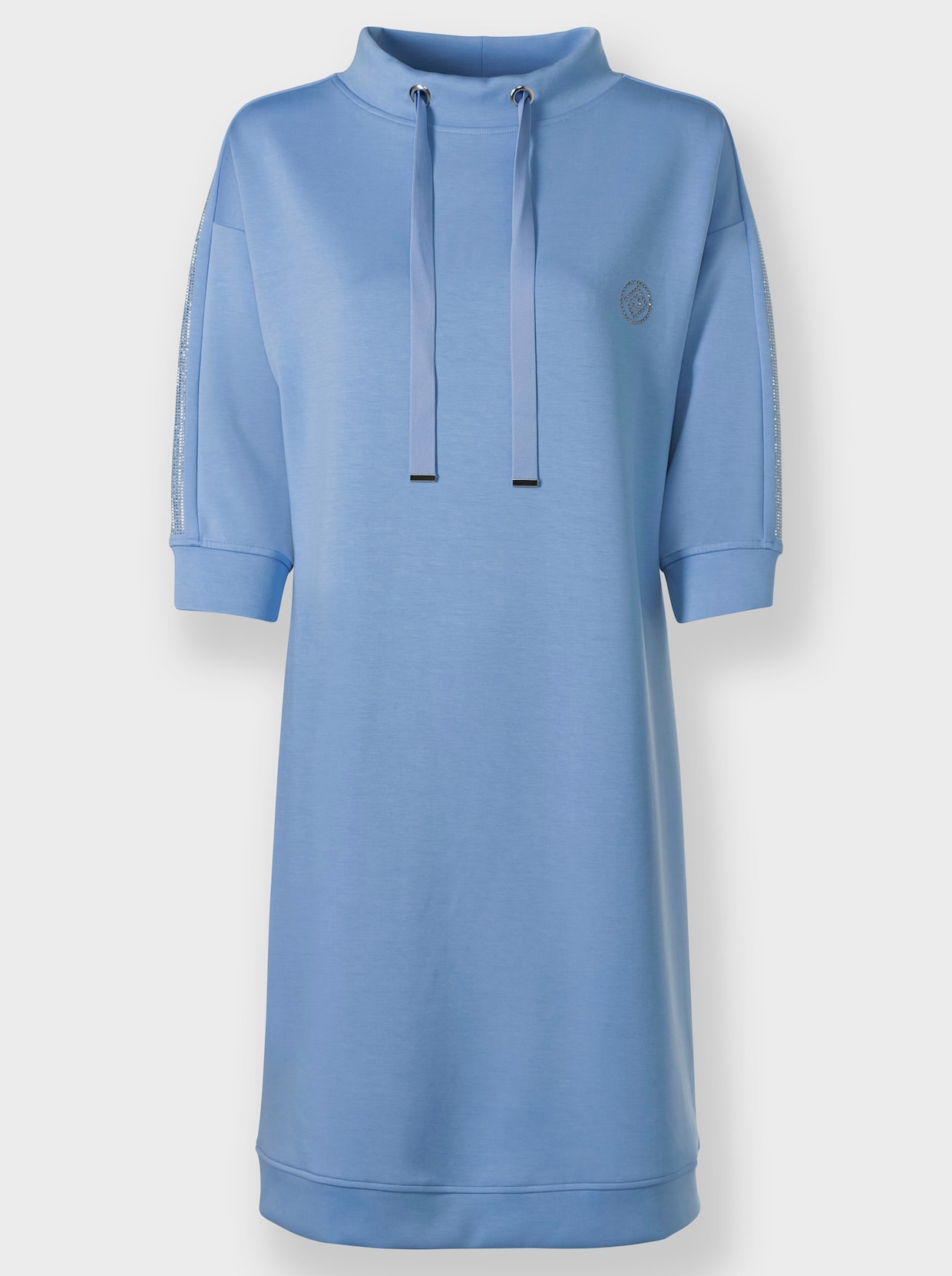 heine Robe en matière sweat - bleu ciel