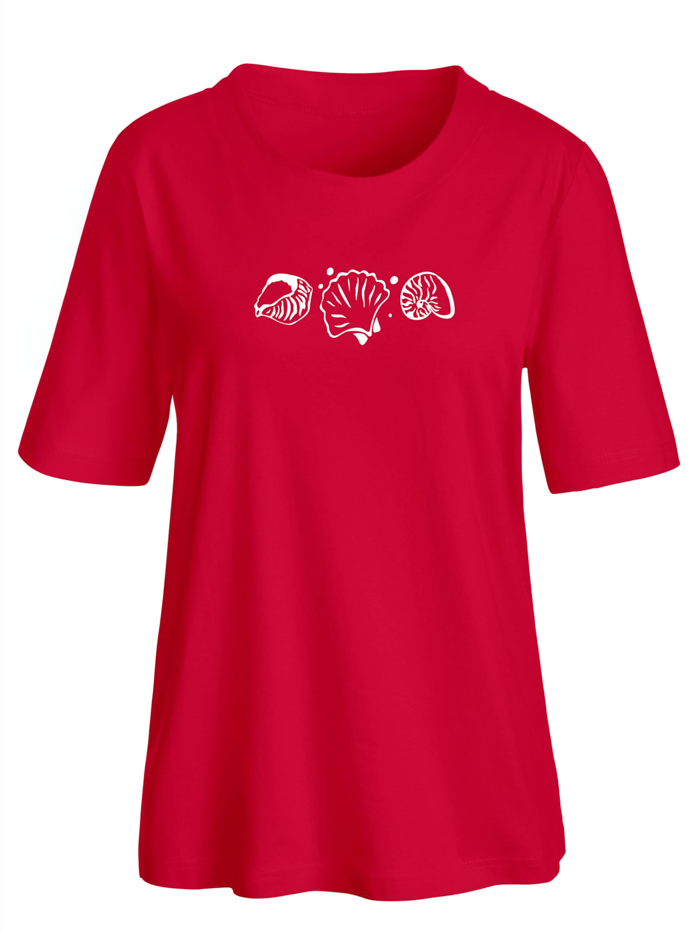 Sheego Damen Rot Kurzarmshirt - Bild 2