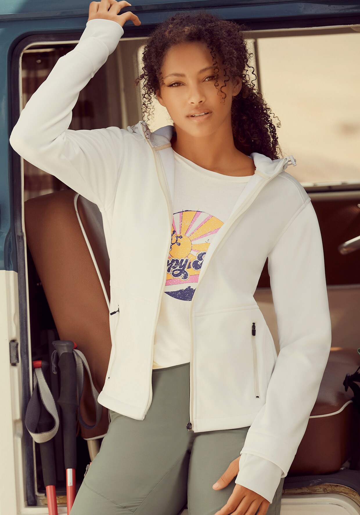 Bench. Softshelljacke - offwhite-creme