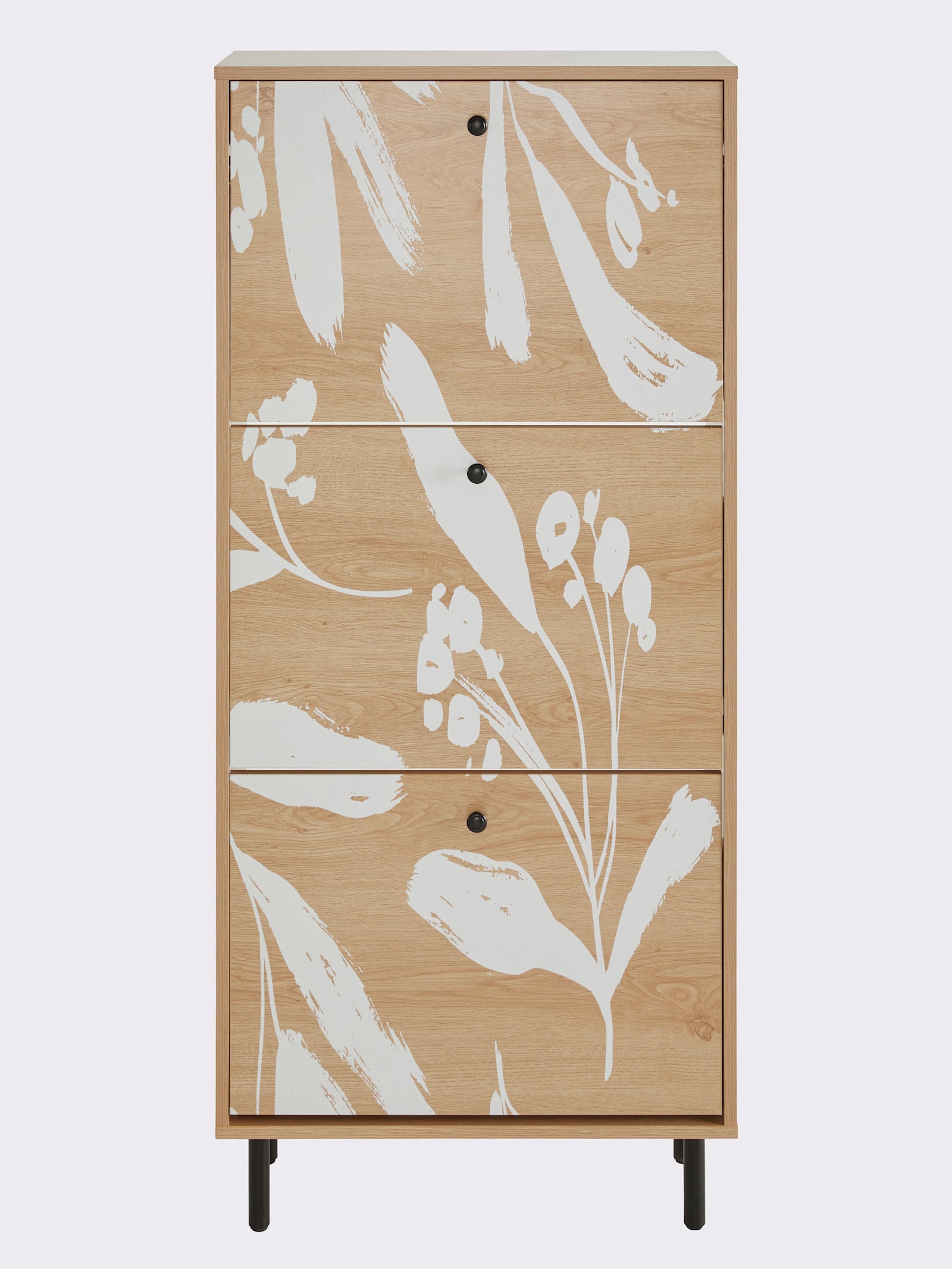 heine home Schuhschrank - natur-weiß