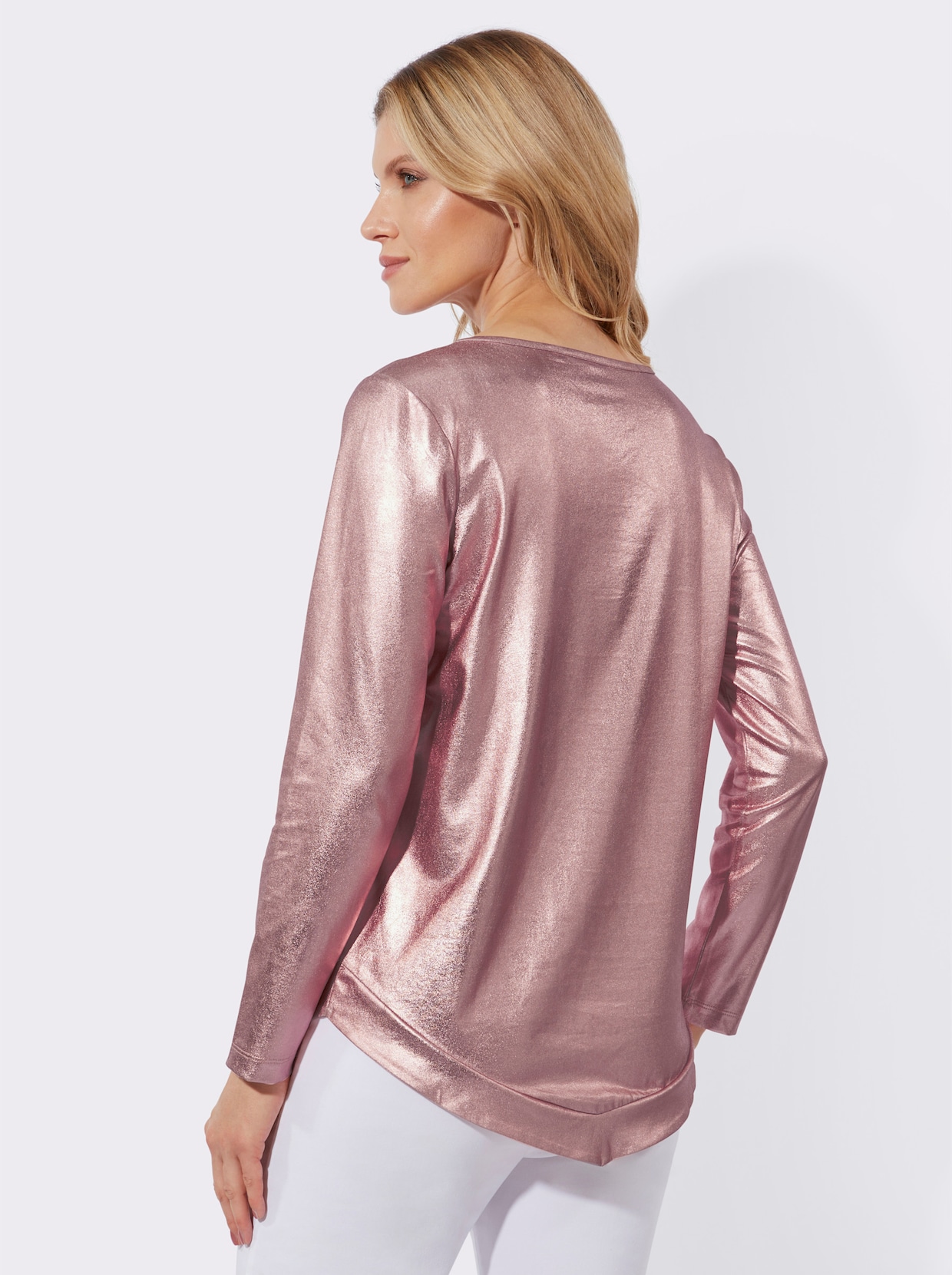 Lang shirt - hortensia