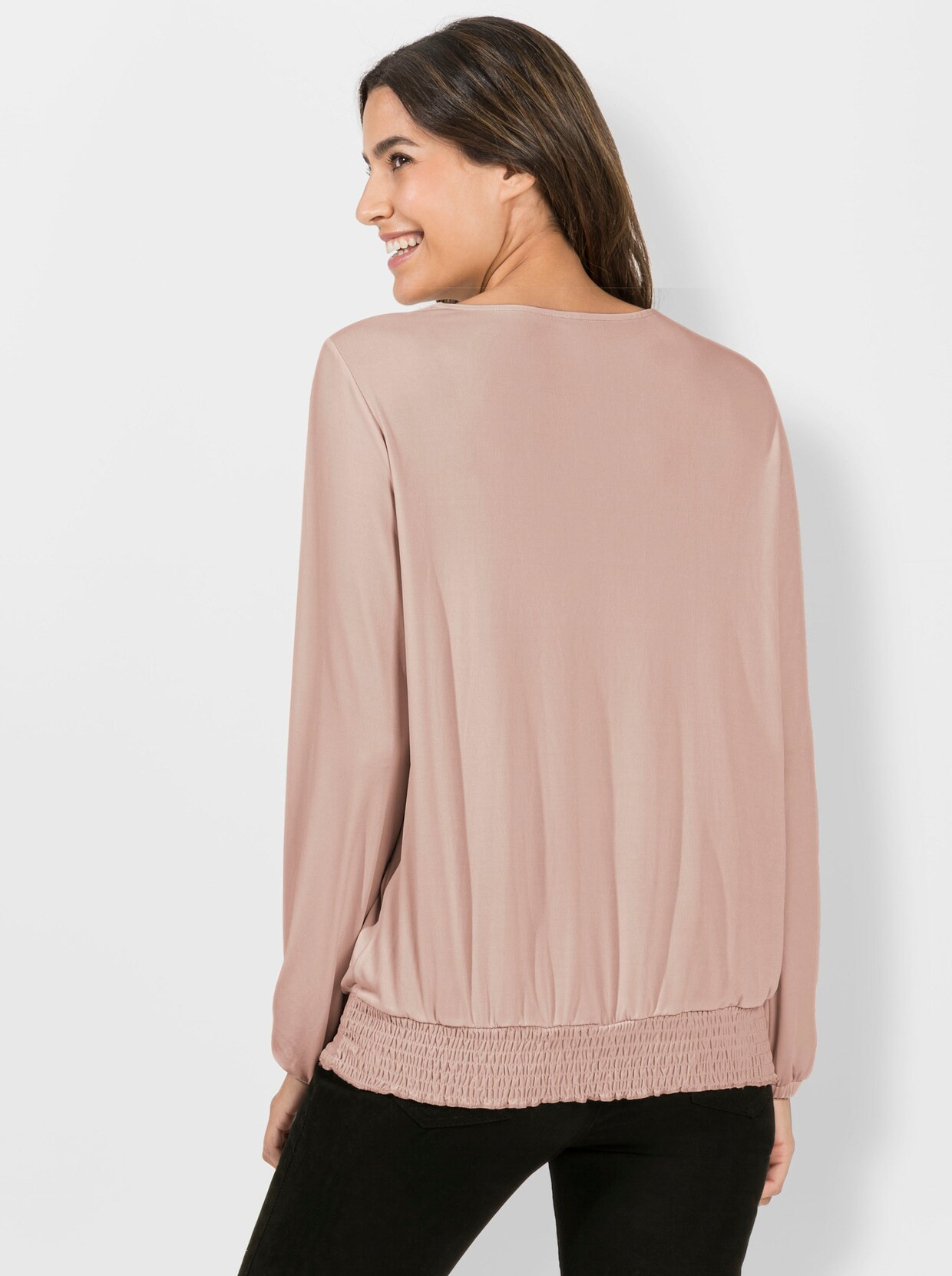 Langarmshirt - puder