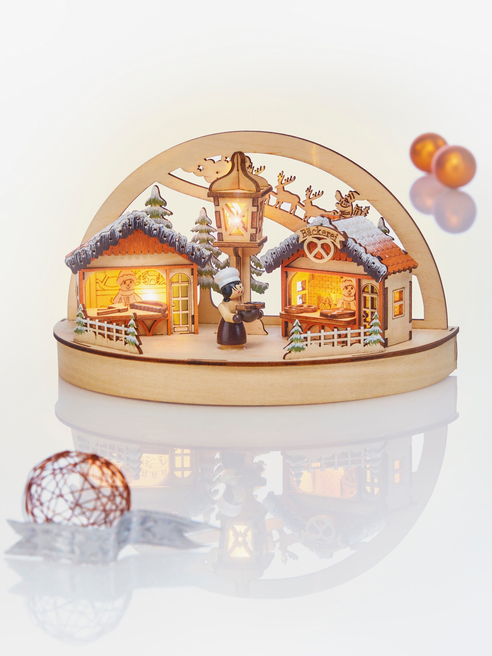 Kerstversiering - bruin