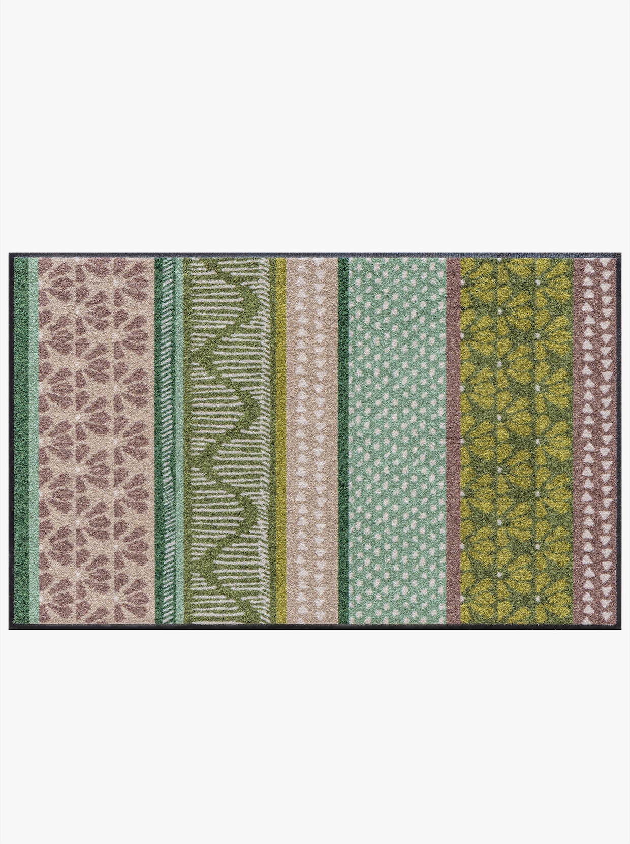 Salonloewe Voetmat - groen gedessineerd