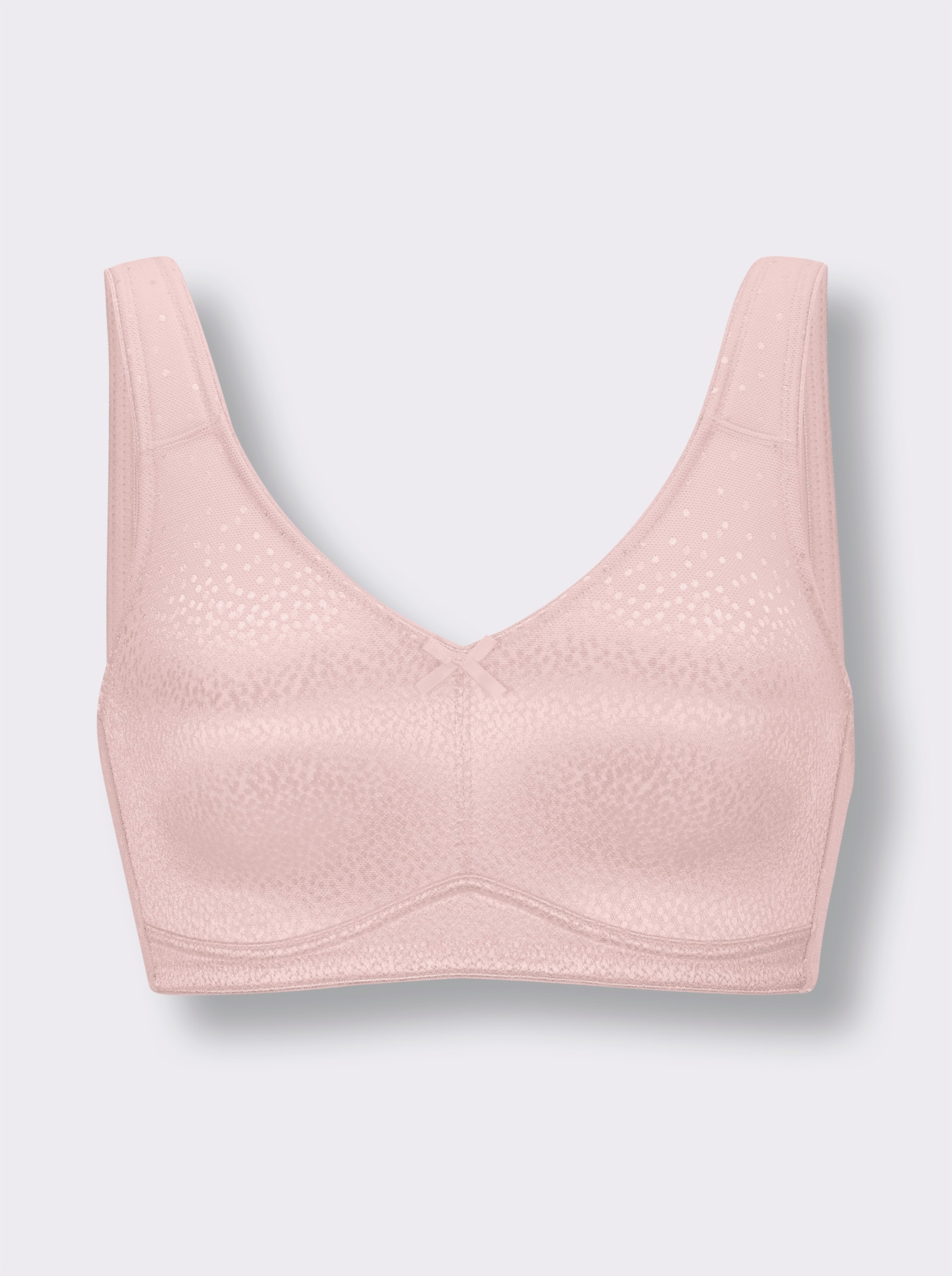 wäschepur Comfortbeha zonder beugel met gewatteerde comfortbandjes - lichtroze
