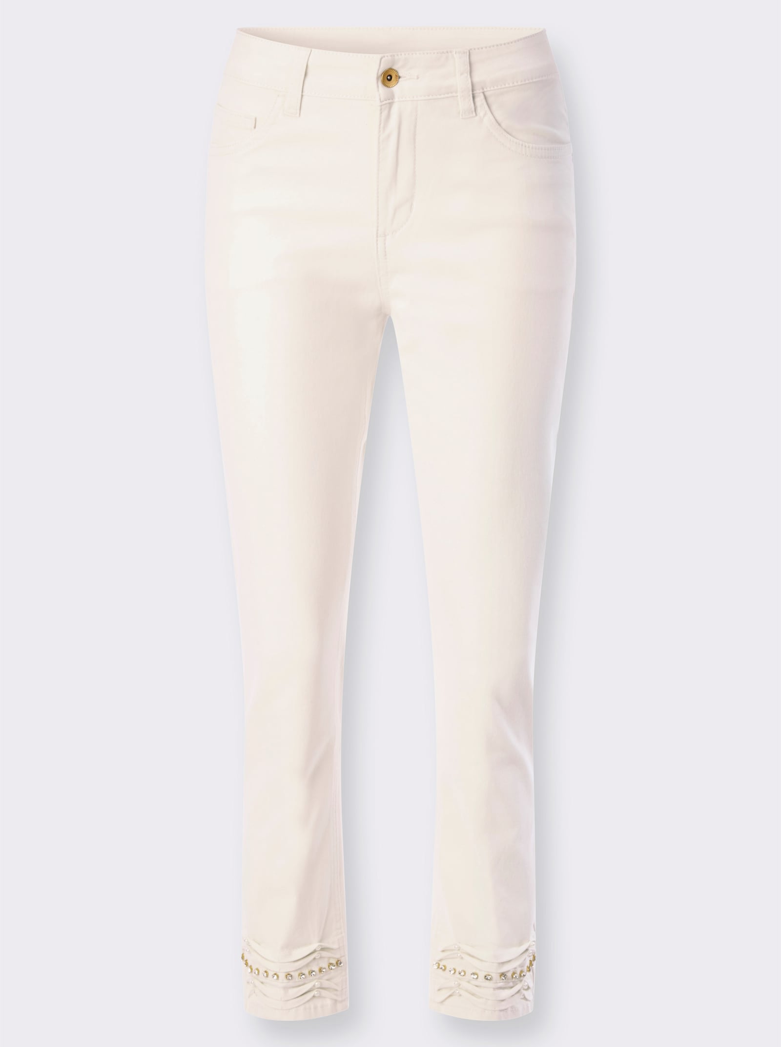 heine Push-up-Jeans in 7/8-Länge - ecru