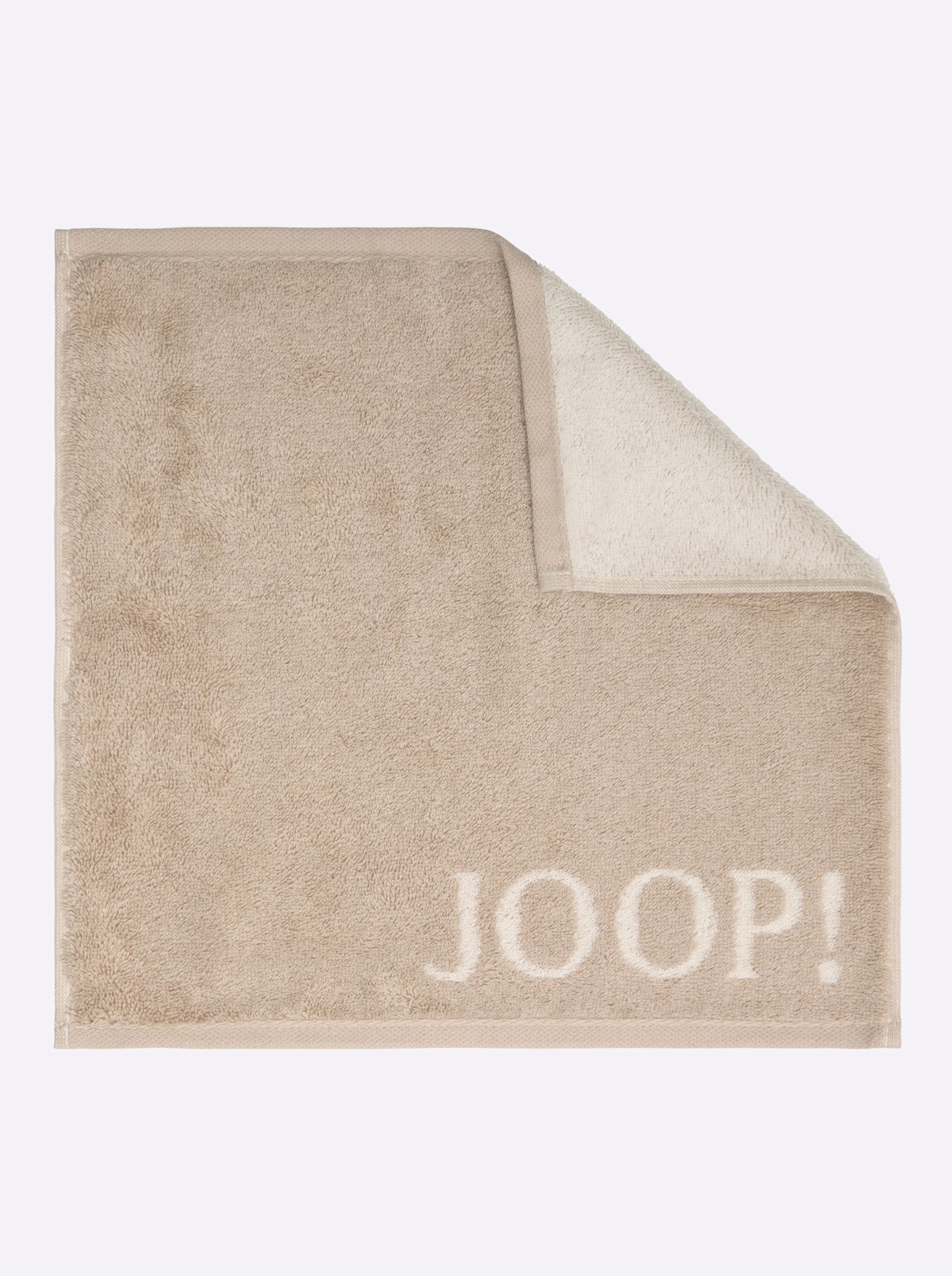 Logo Te  günstig Kaufen-Handtuch in sand von JOOP!. Handtuch in sand von JOOP! <![CDATA[Dieses elegante Handtuch-Programm aus dem Hause JOOP! macht Ihr Bad zur luxuriösen Wellness-Oase! Attraktives Hell-Dunkel-Dessin mit eingewebtem JOOP!-Logo. Extra weiche, super flauschige Pr