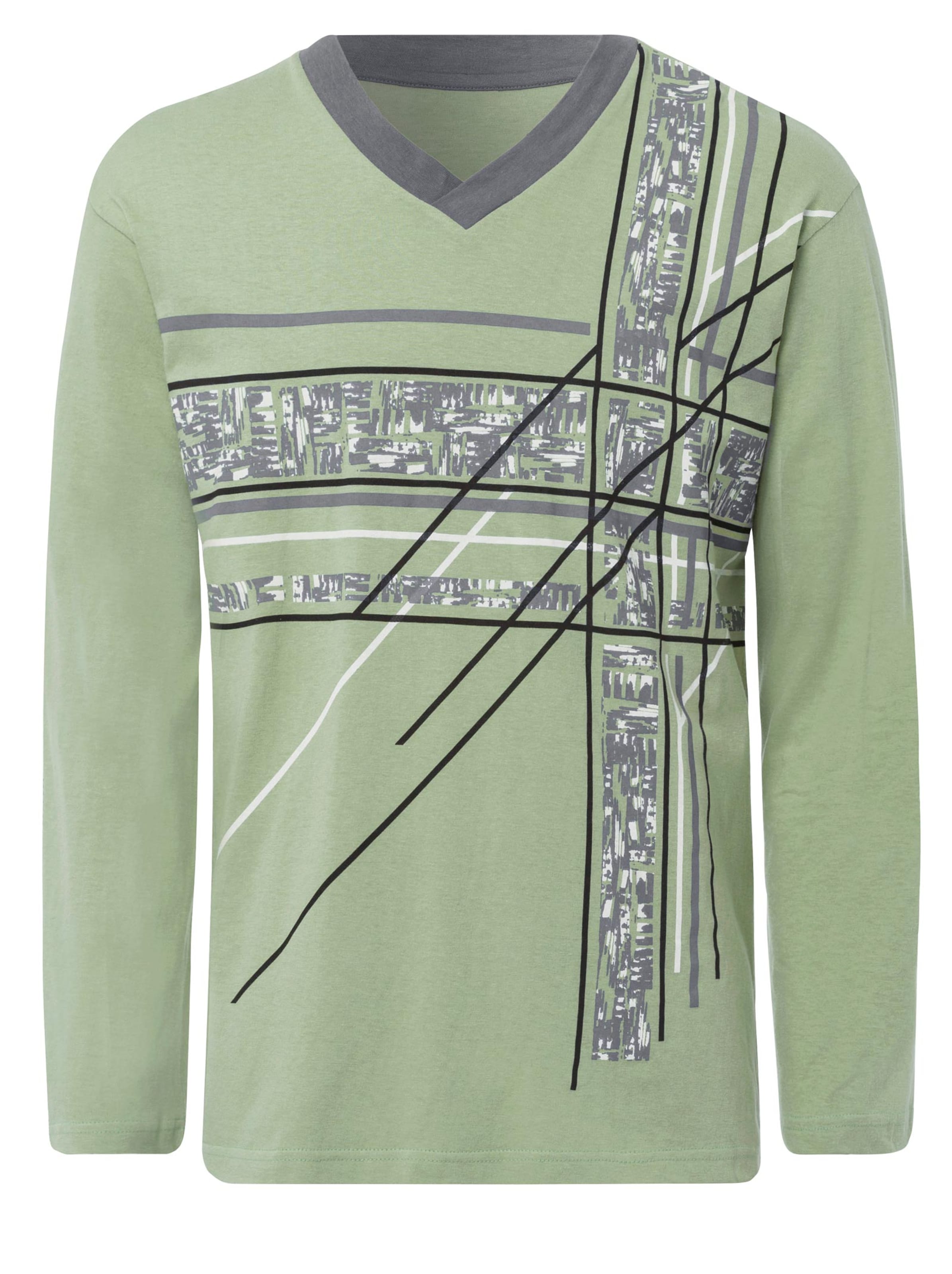 Top Ten Schlafanzug - grün-anthrazit