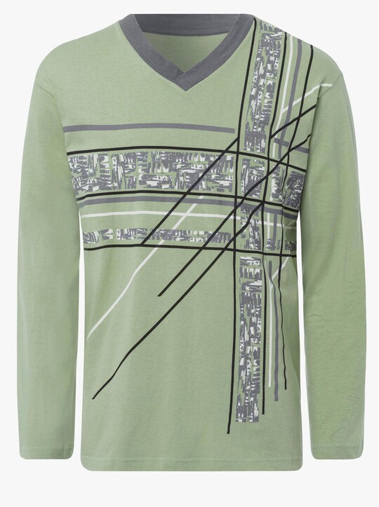 Top Ten Schlafanzug - grün-anthrazit