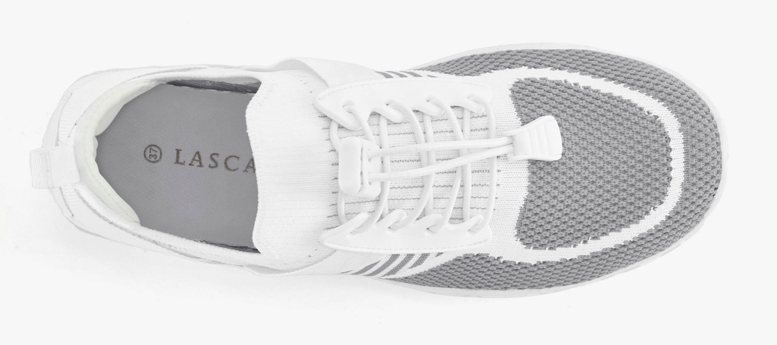 LASCANA Sneaker - weiß/hellgrau