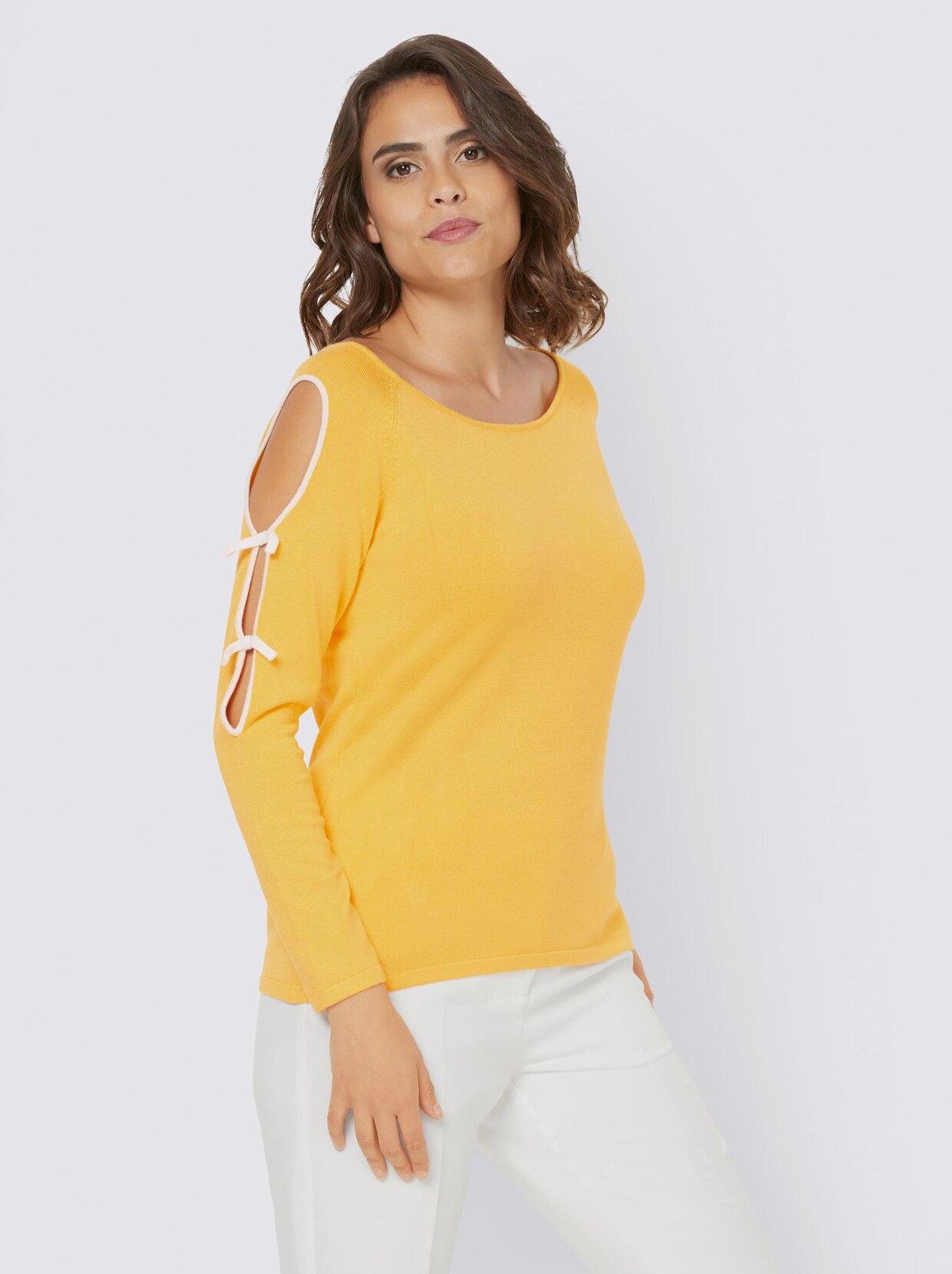 Ashley Brooke Pullover - gelb