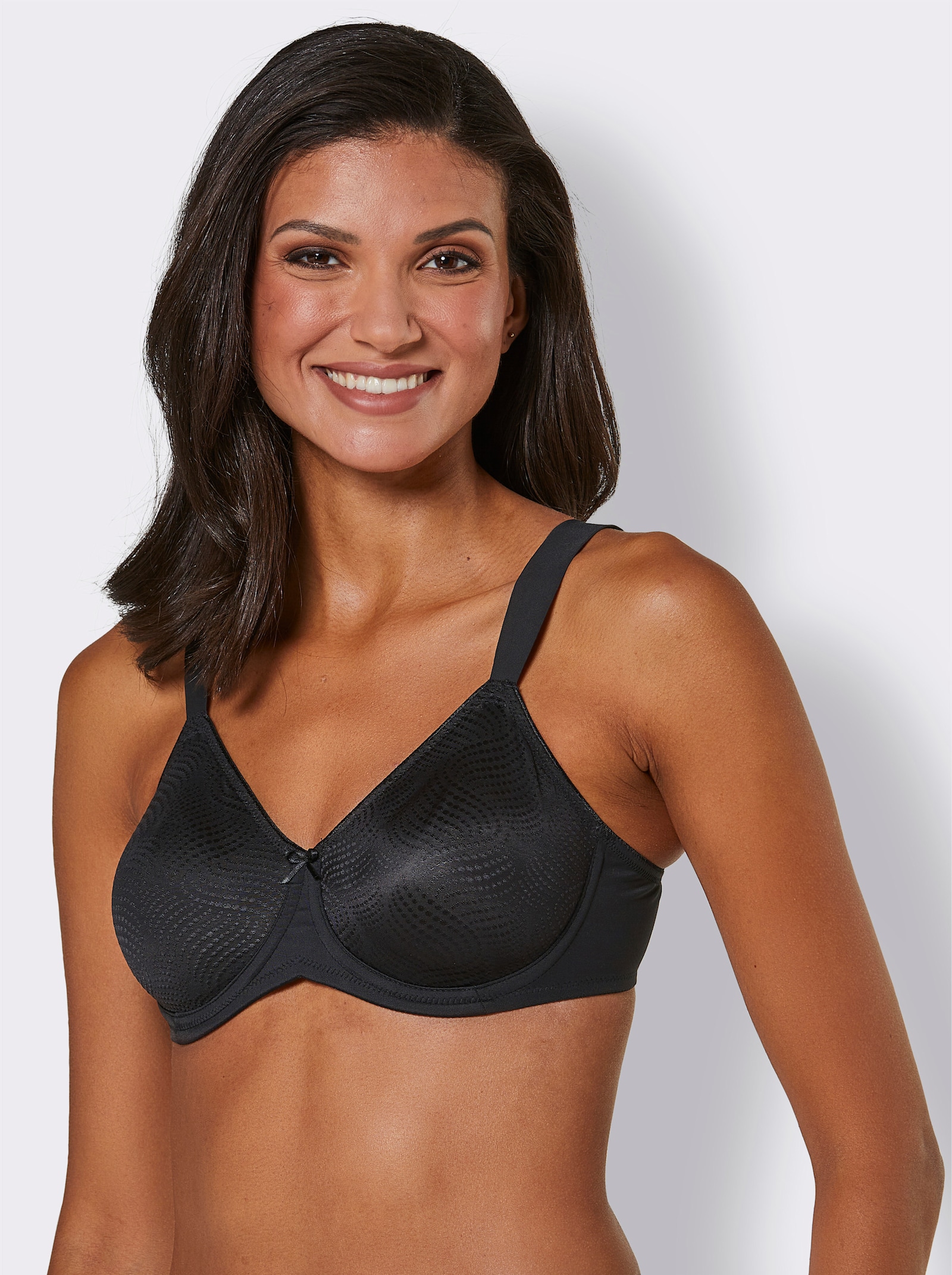 Triumph Minimizer-beha met beugel en gladde cups - zwart