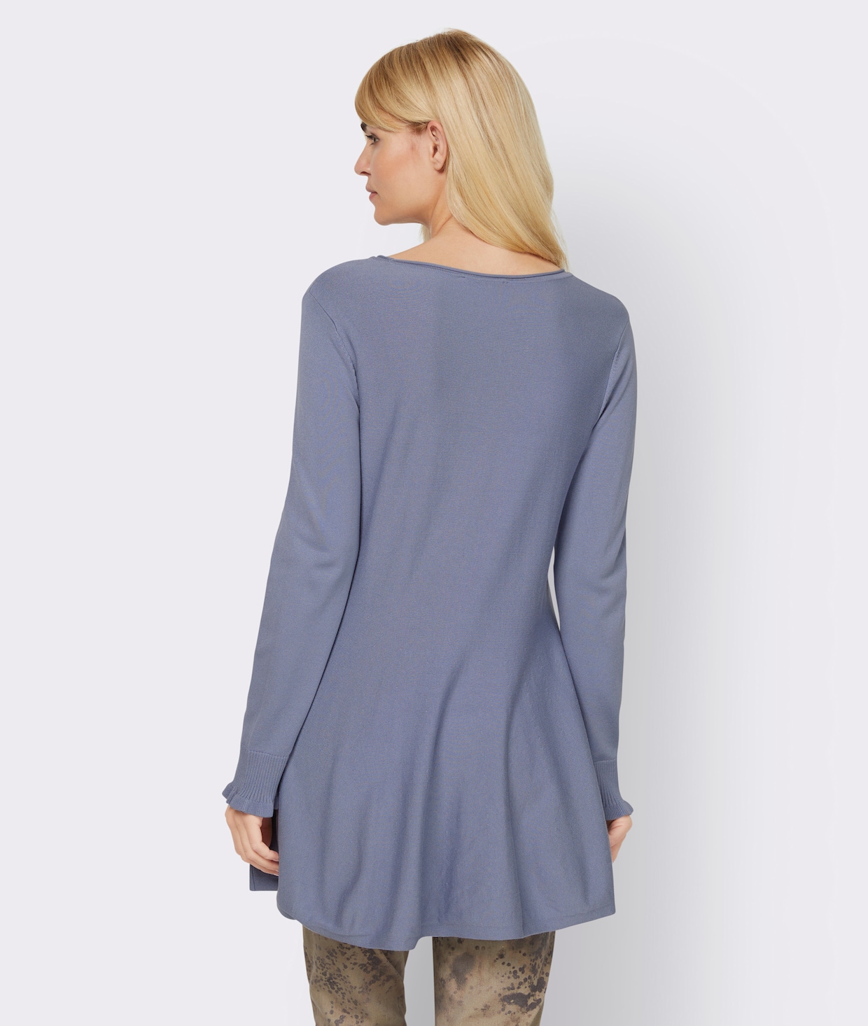 heine Longpullover - taubenblau