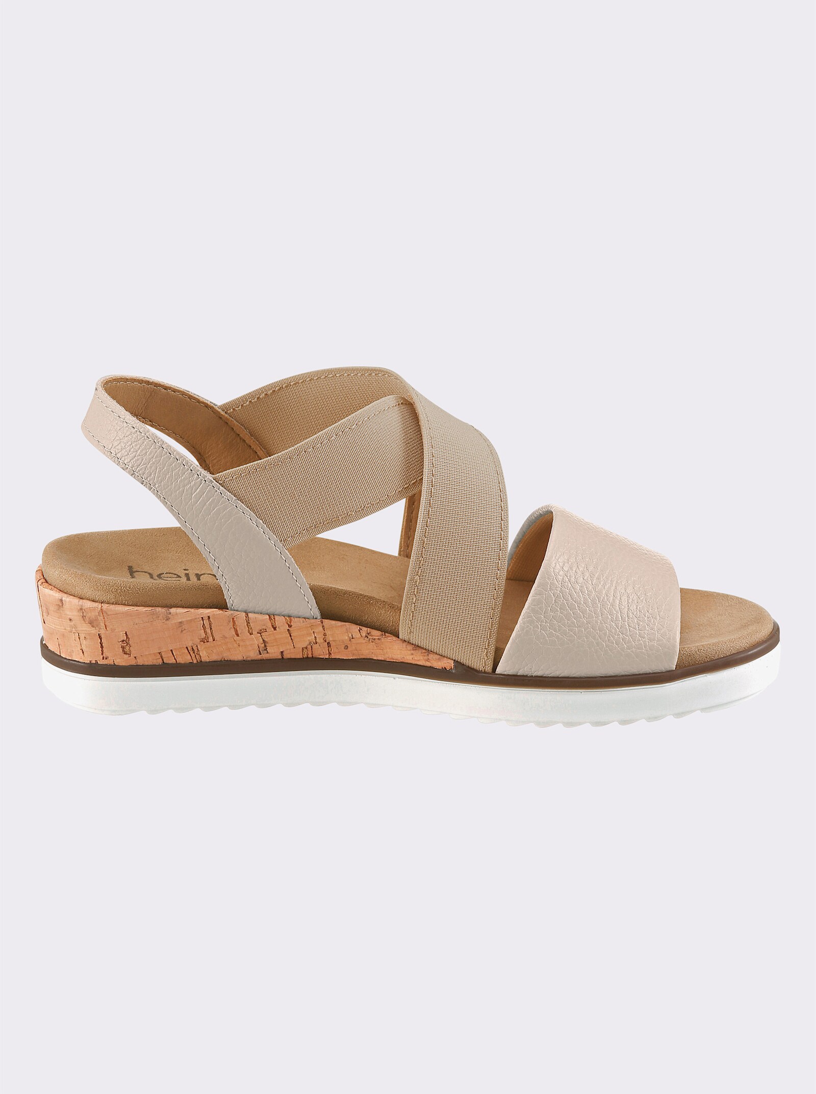 heine Keilsandalette - beige
