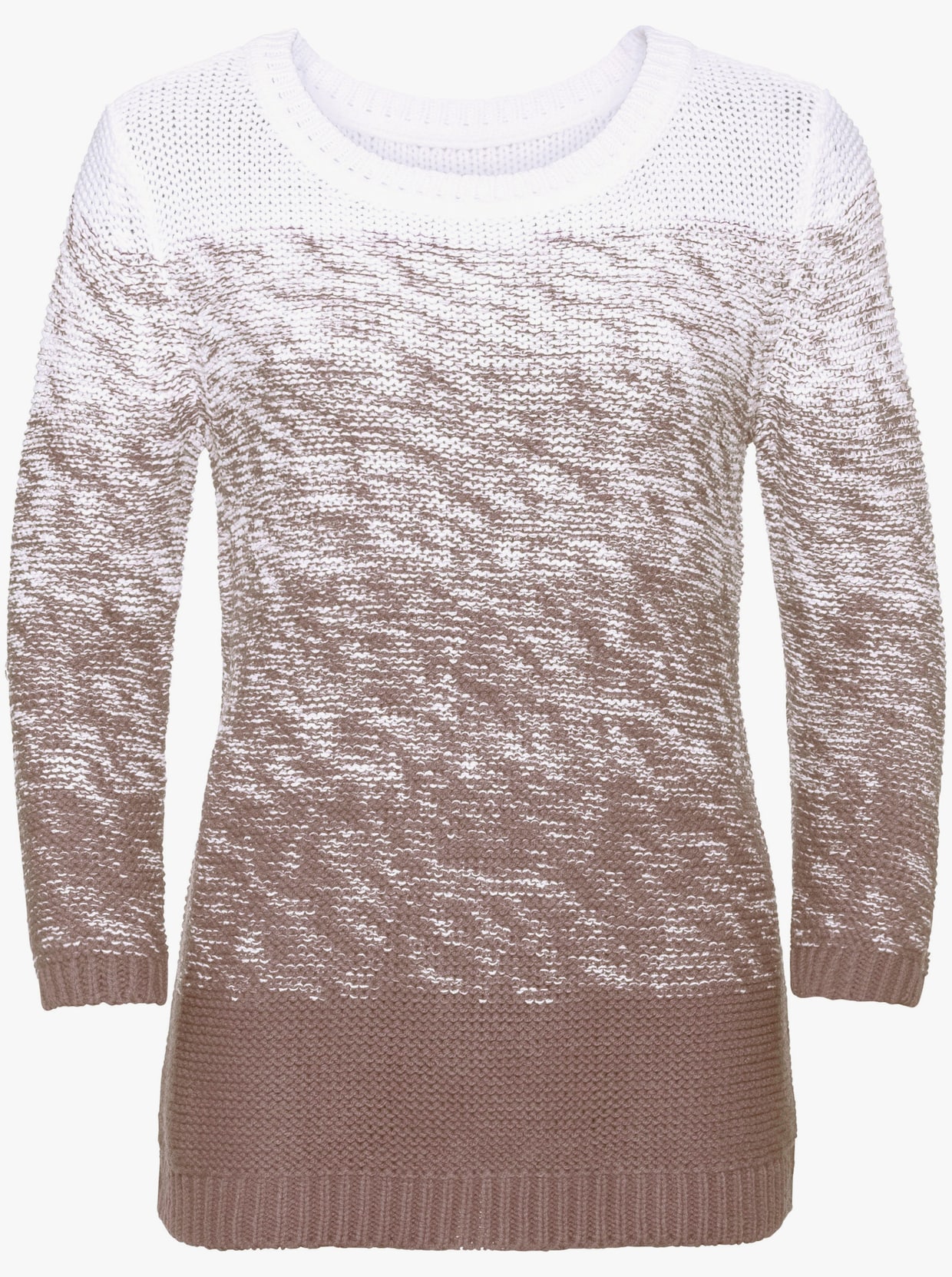 3/4 Arm-Pullover - taupe