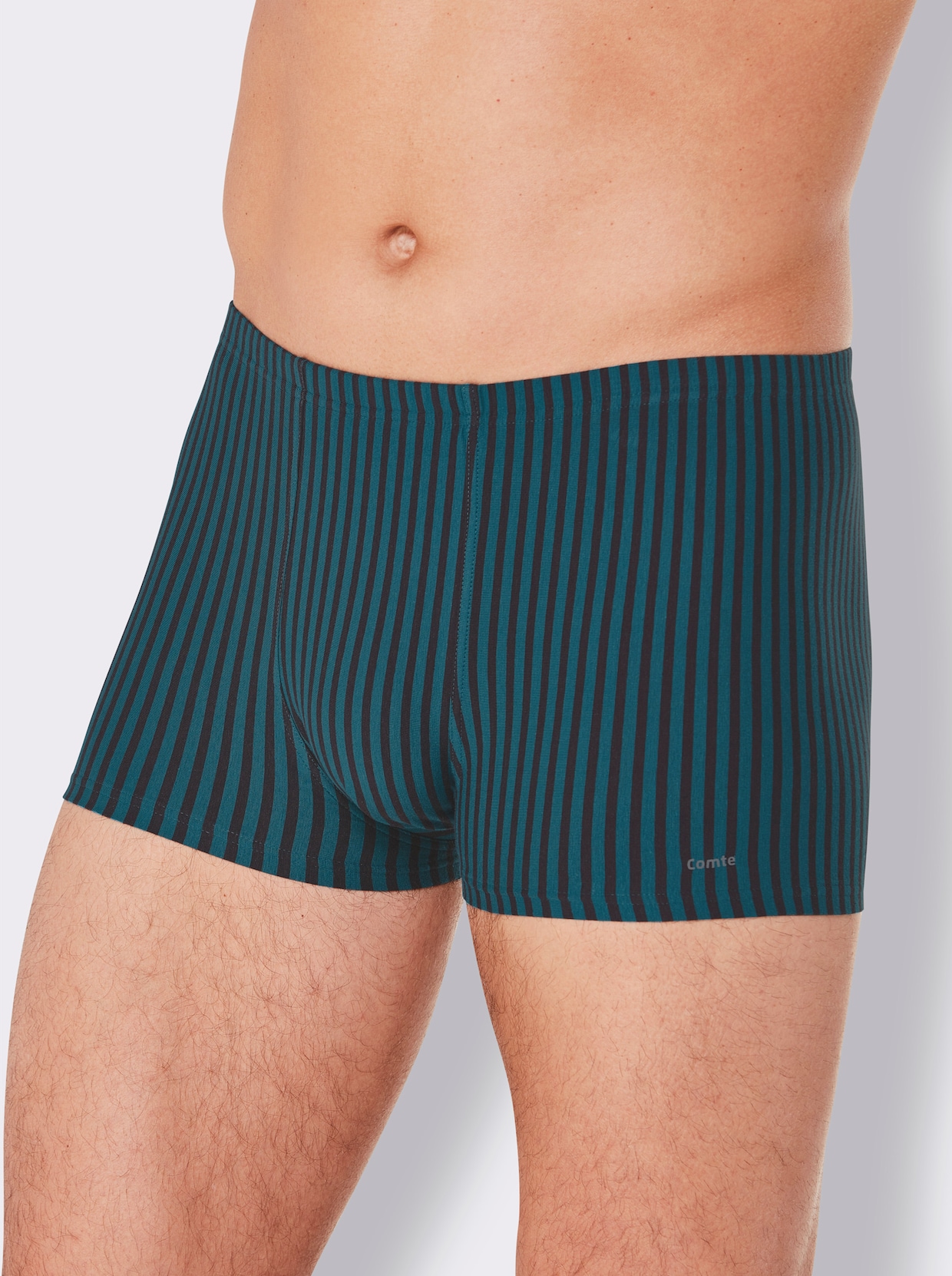 Comte Broek - petrol gestreept