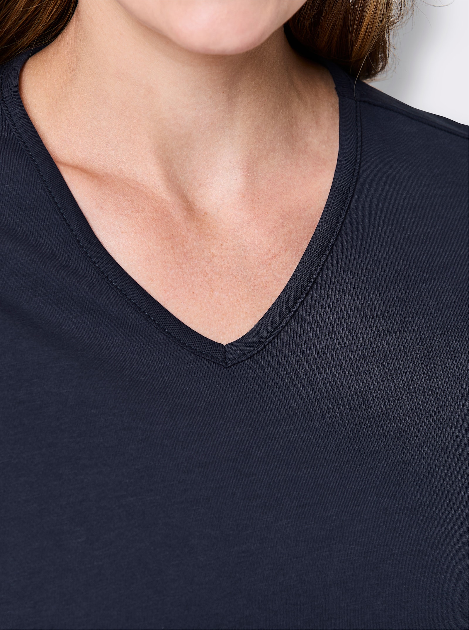 wäschepur Schlafanzüge im 2er-Pack - marine + elfenbein