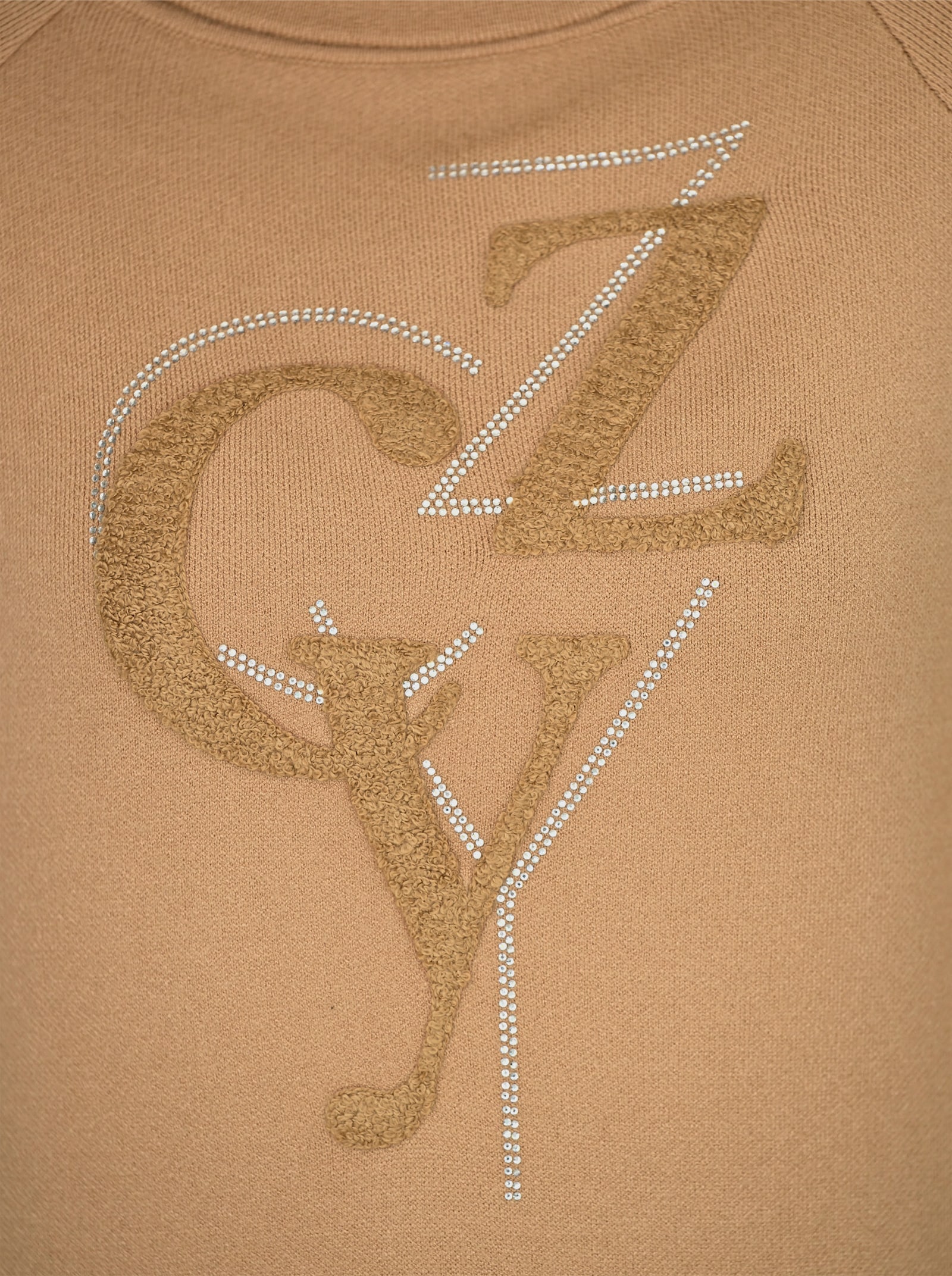 heine Strickkleid mit halsfernem Rollkragen - camel