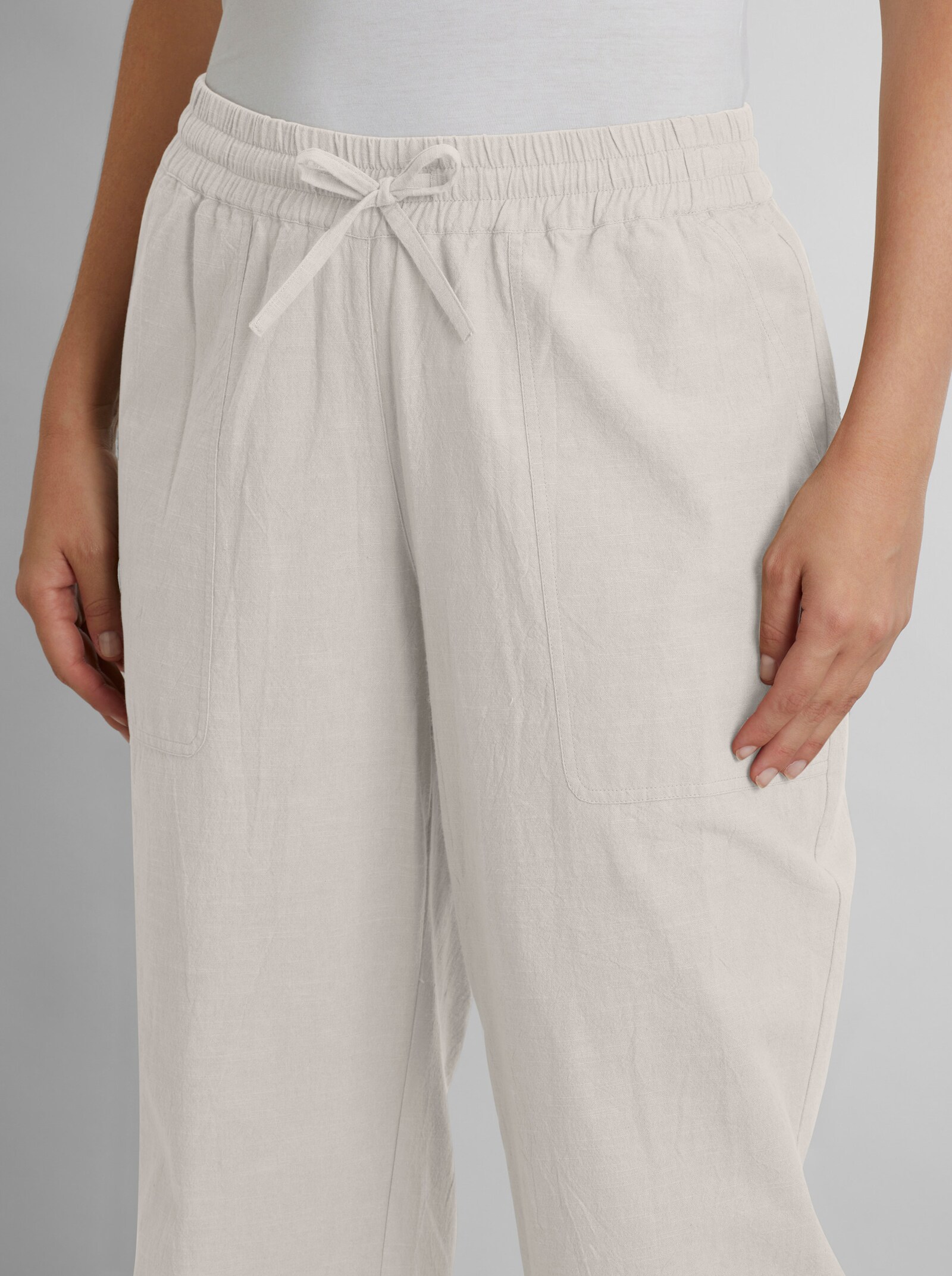 heine Schlupfhose aus Baumwolle - champagner