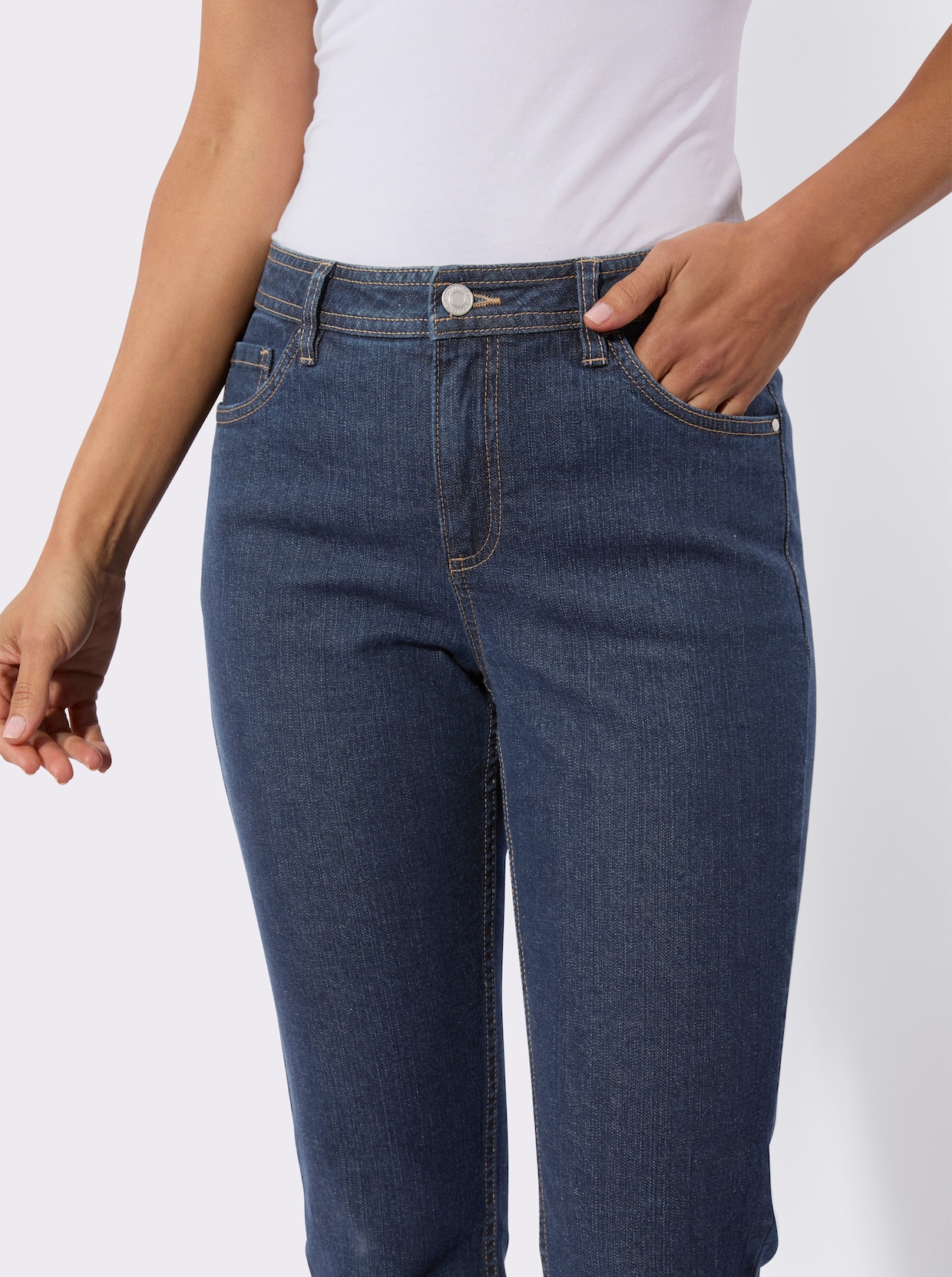 5-Pocket-Jeans - dark blue