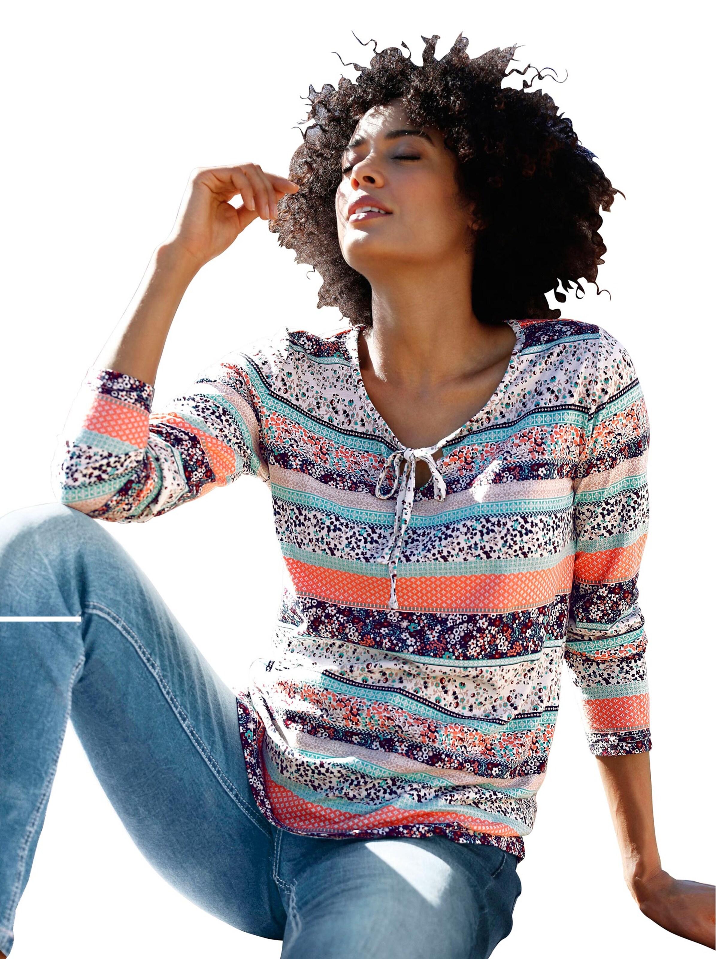 Shirt - koralle-gemustert