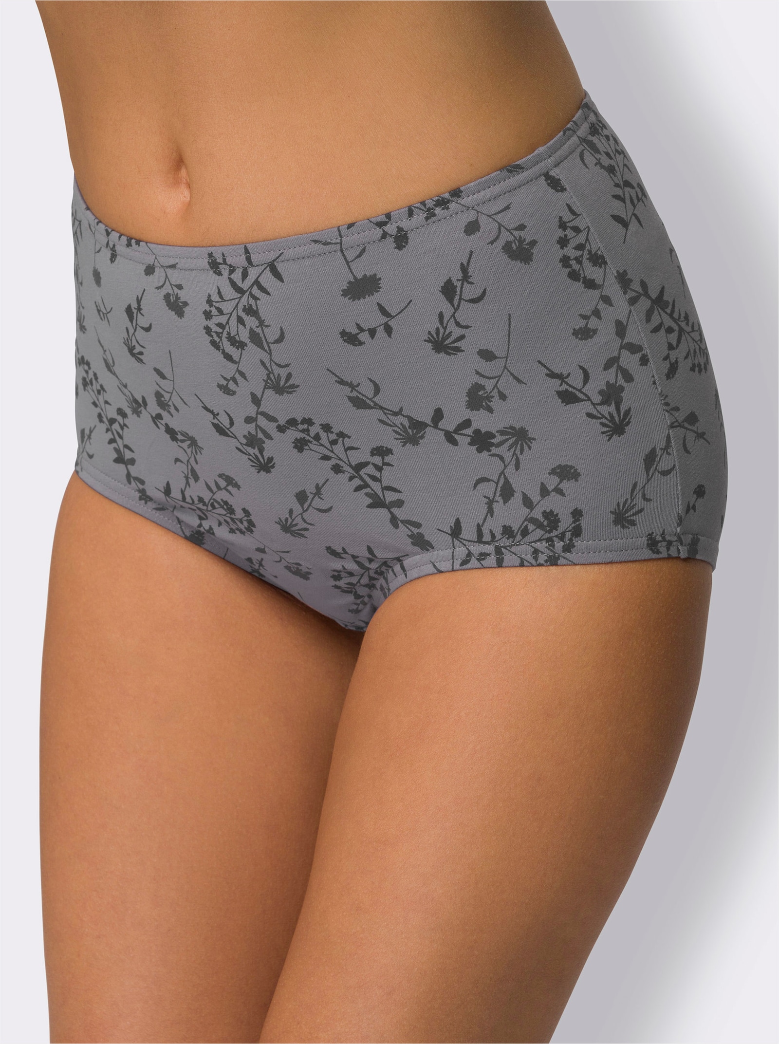 Tailleslip in stretchkwaliteit - wit + grijs + ivoor