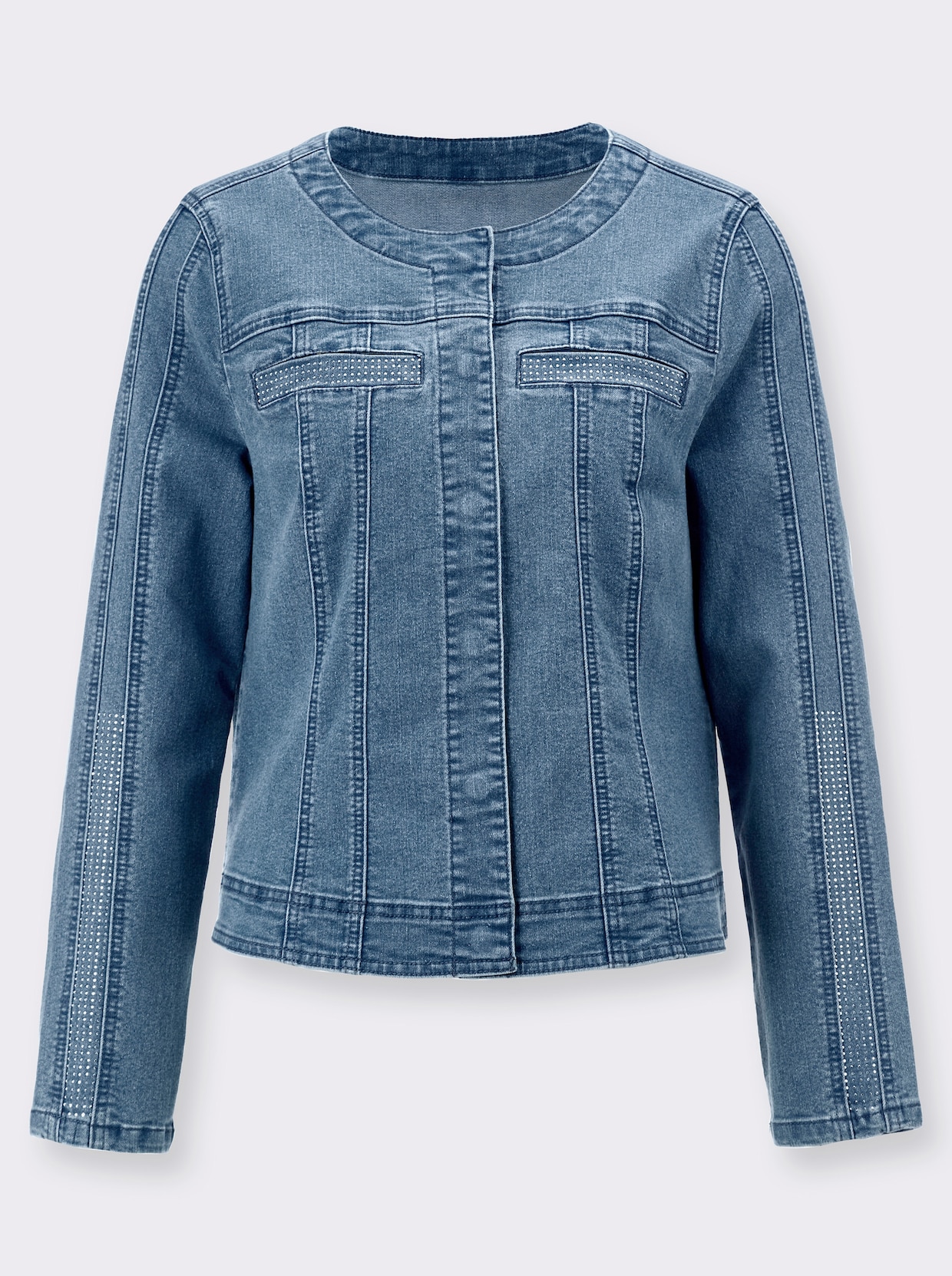 Jeansjacke - blue-bleached