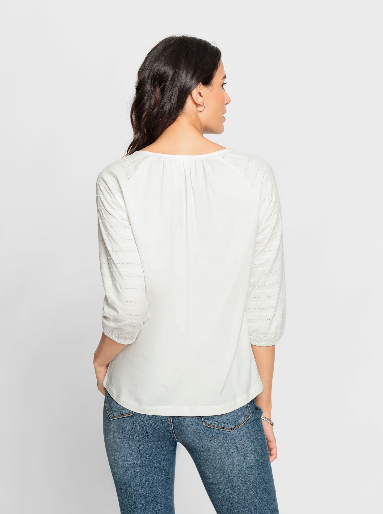 3/4-Arm-Shirt - ecru