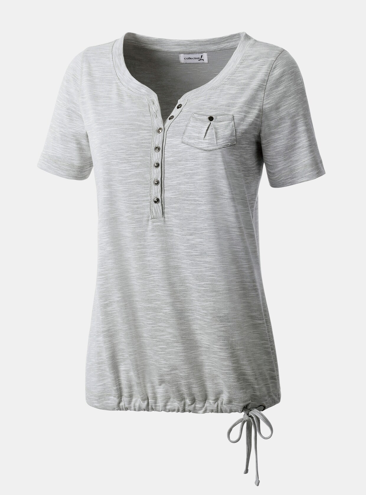 T-shirt à manches courtes - gris clair chiné
