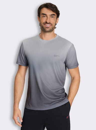 Catamaran Sports Kurzarmshirt mit Farbverlauf - anthrazit-hellgrau