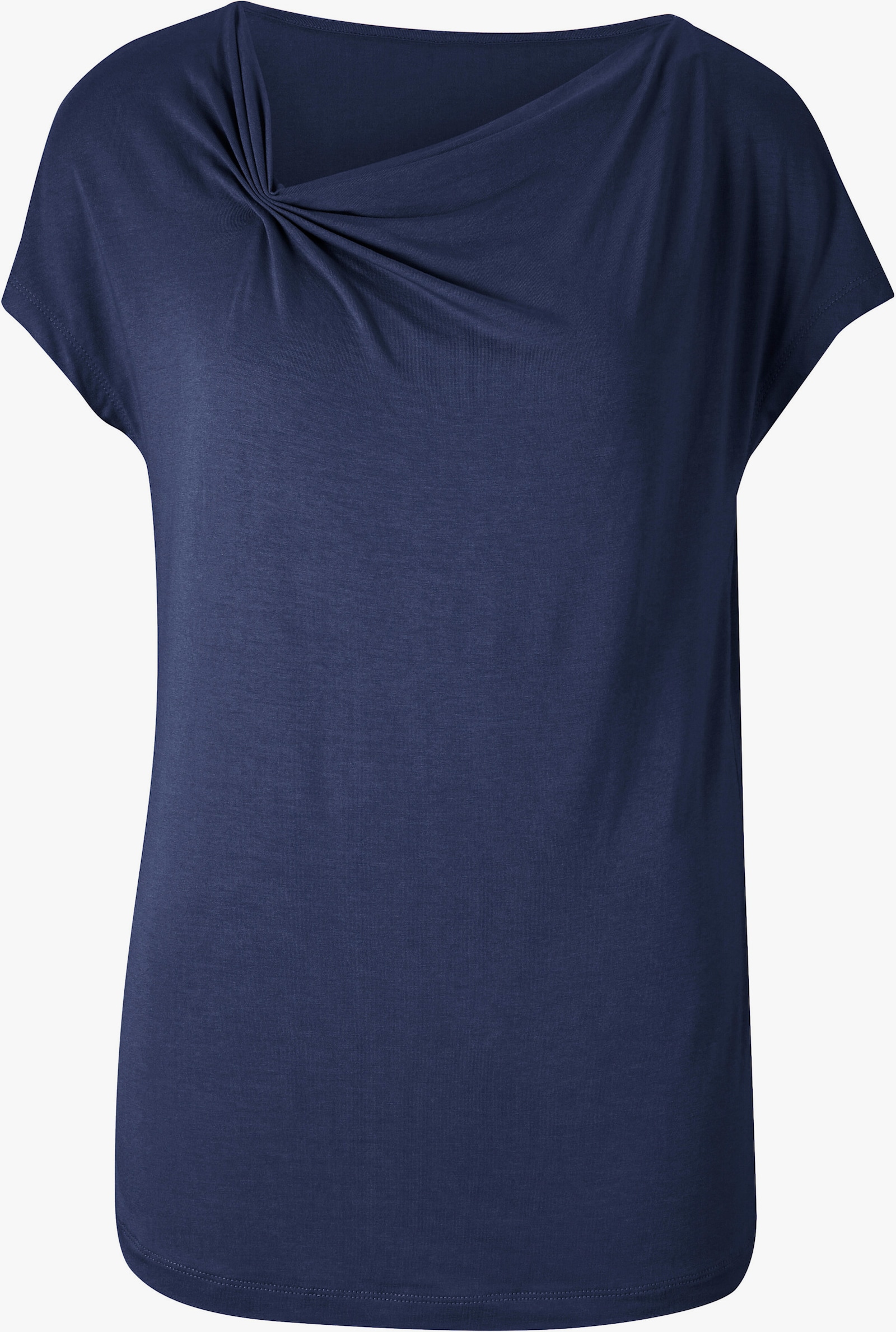 heine T-shirt à manches courtes en qualité viscose douce - marine