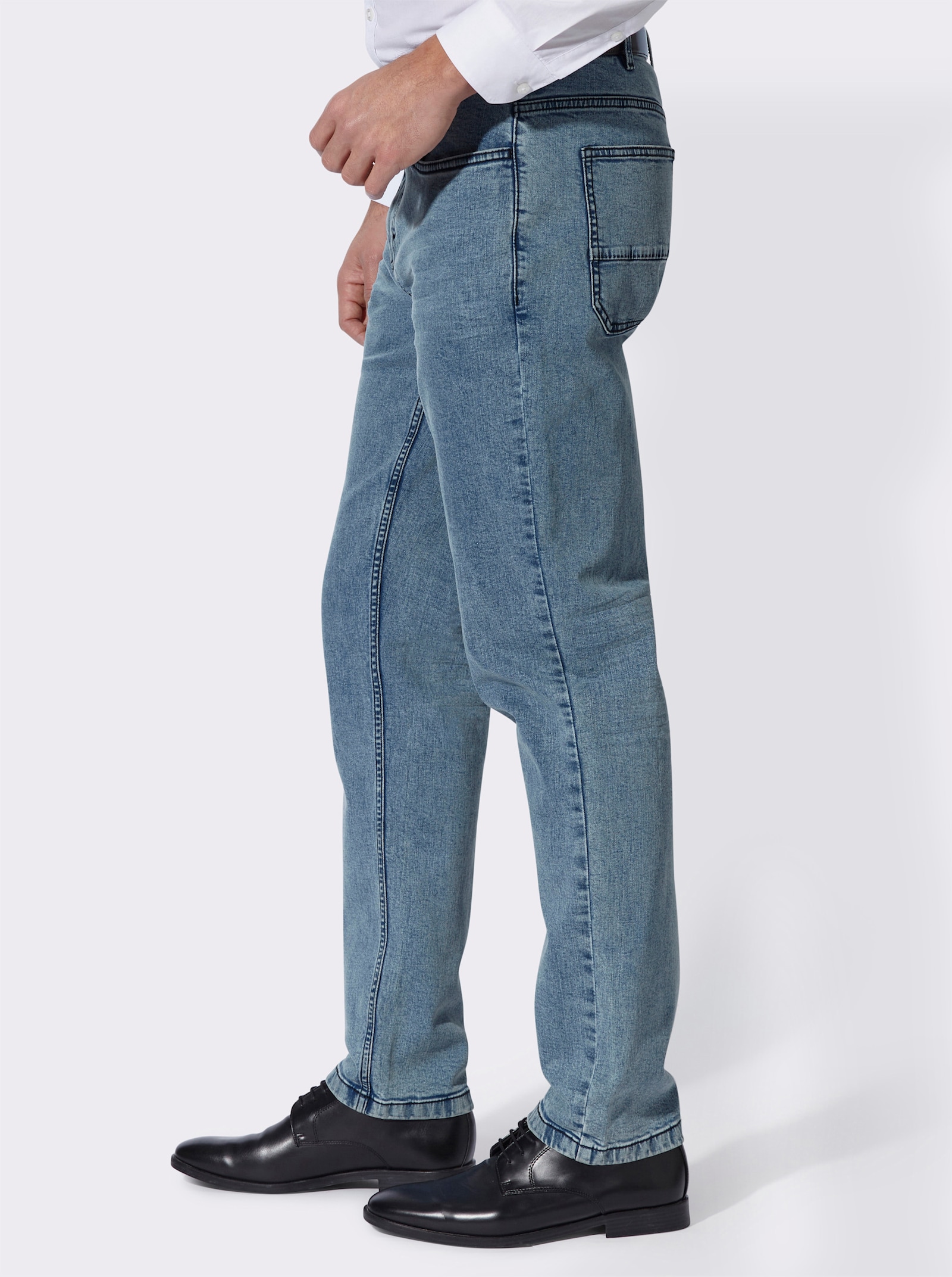 5-Pocket-Jeans mit spezieller Waschung - blue-bleached