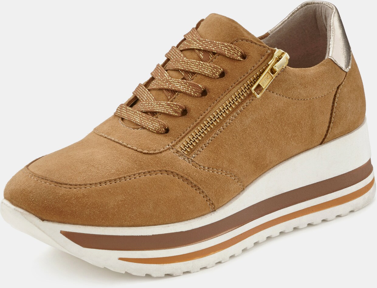 LASCANA Sneaker - camelfarben