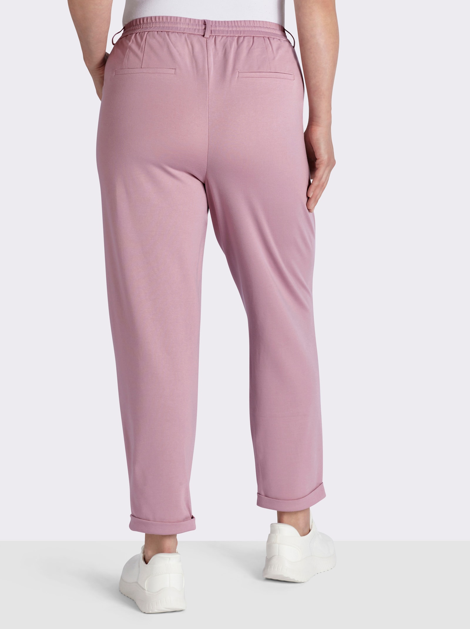 Jogg Pants in Interlock-Qualität - mauve