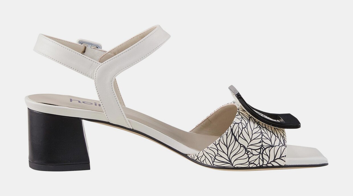 heine Sandalette - schwarz-weiß