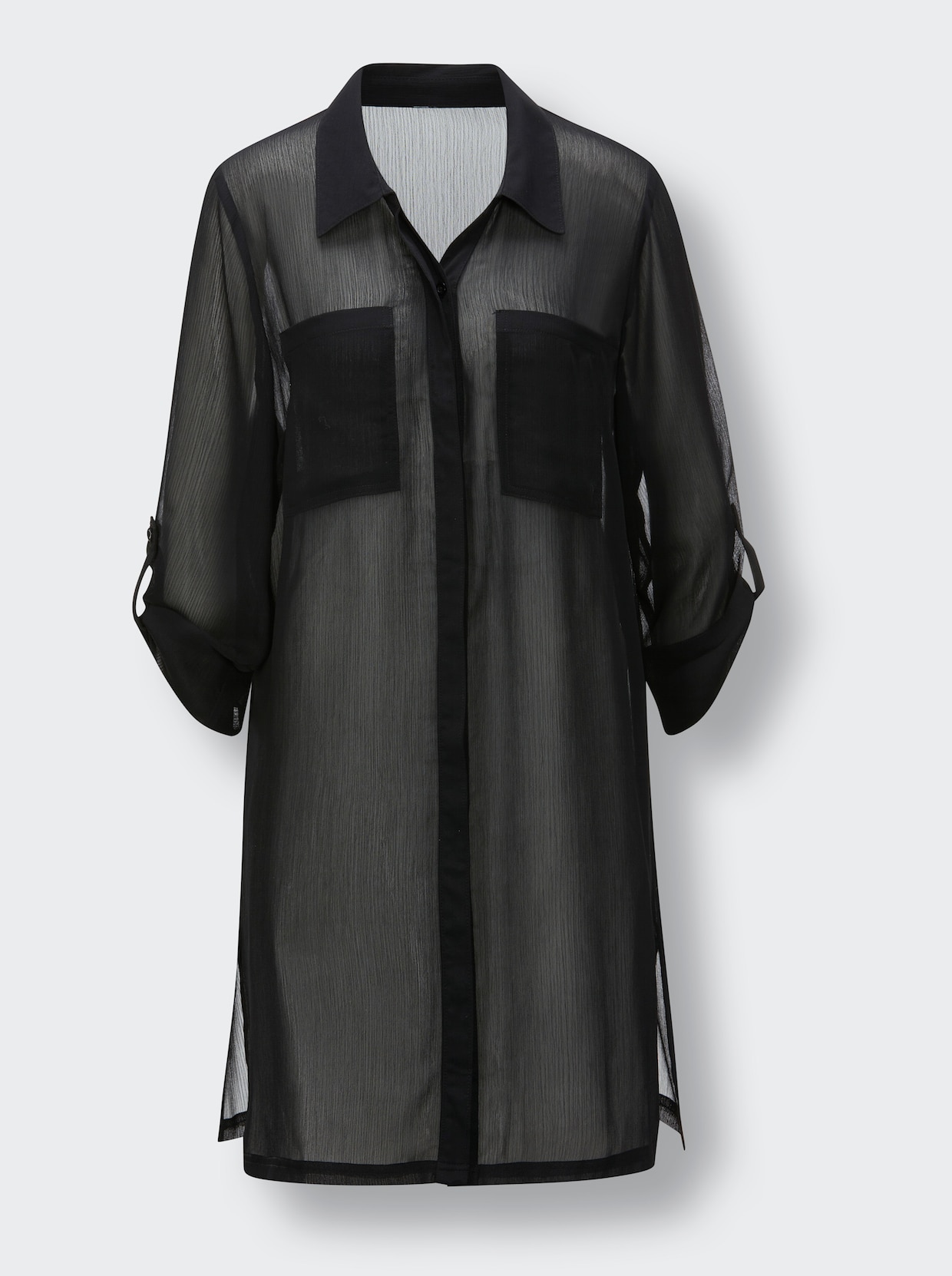 feel good strandblouse - zwart