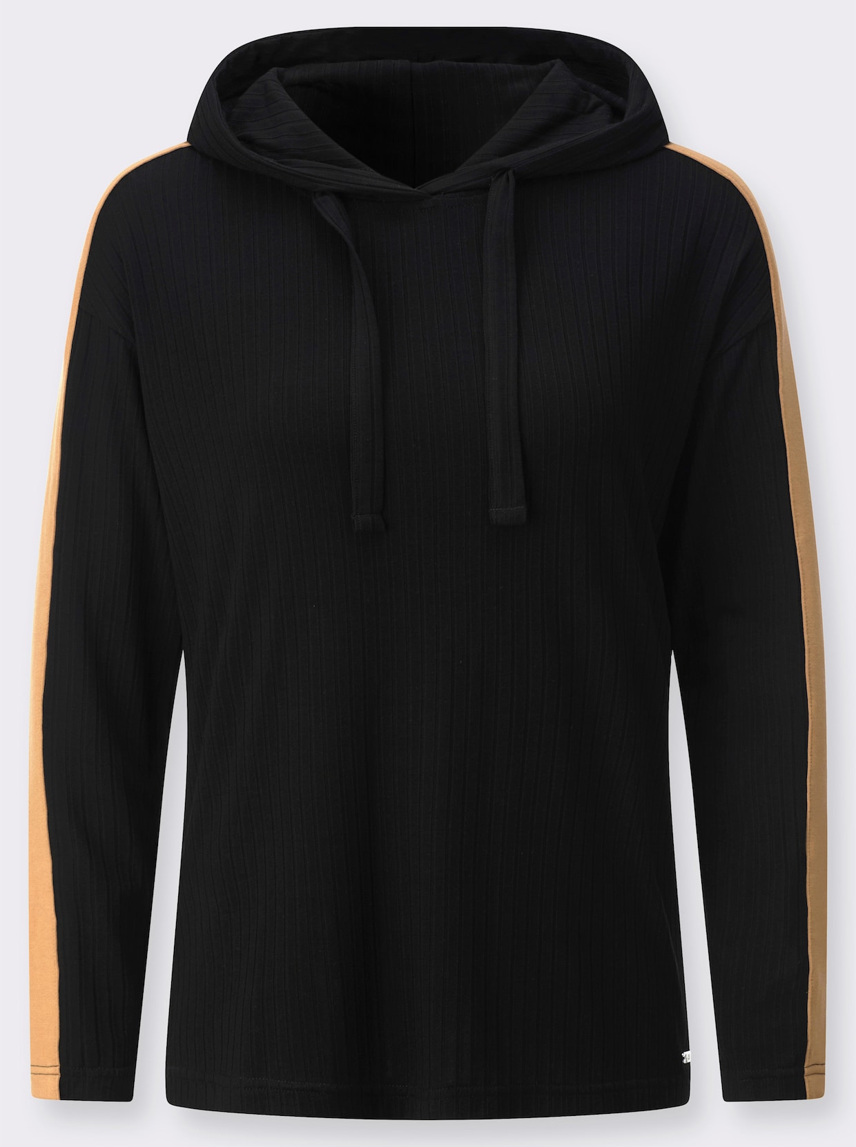 feel good Shirt - schwarz-camel