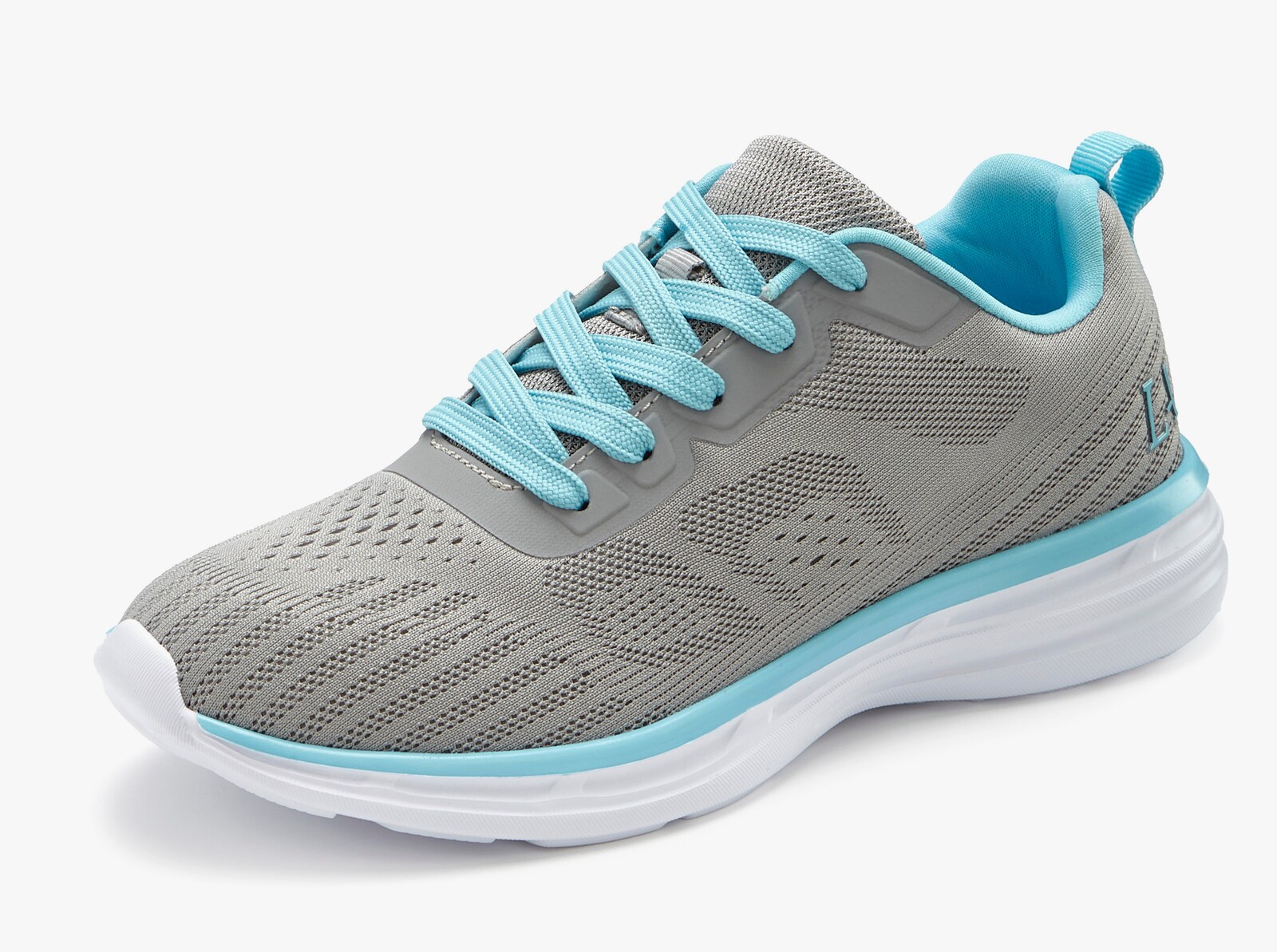 LASCANA Sneaker - grau/hellblau