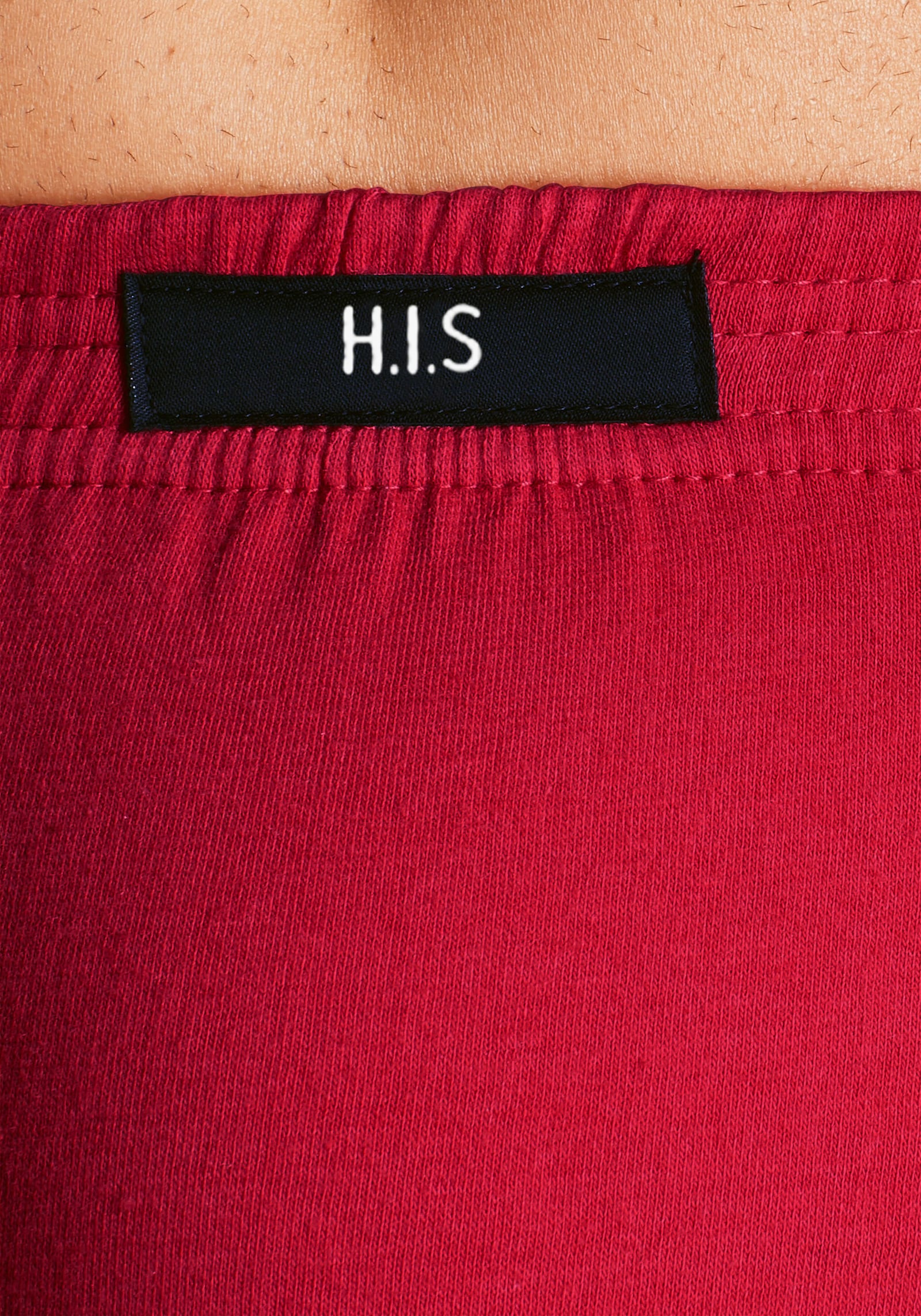 H.I.S Slip - marine, rot, weiss, grau-meliert