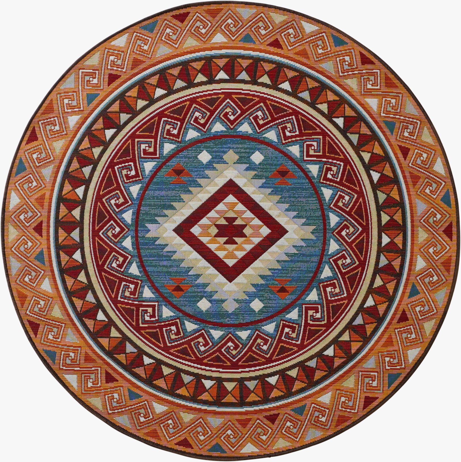 heine home Teppich - terracotta-bunt