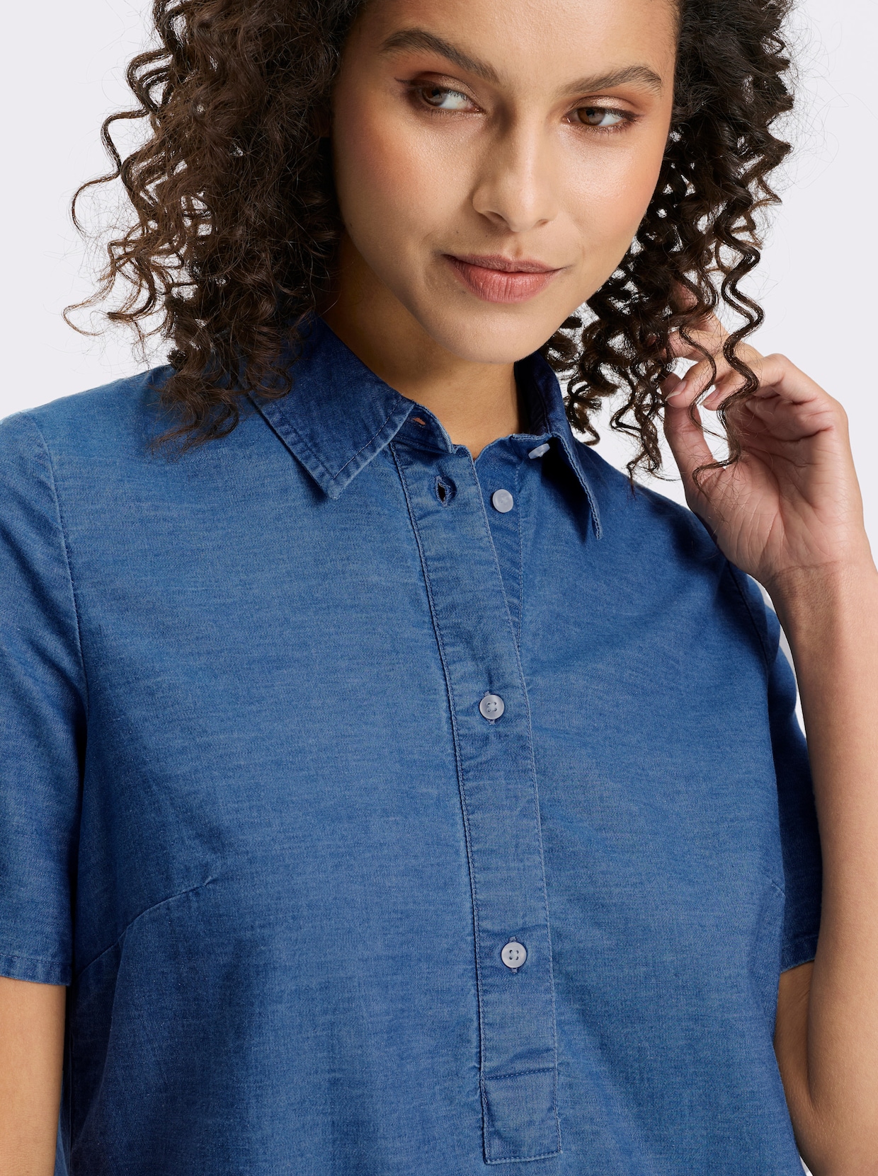 heine Jeanskleid - blue-bleached
