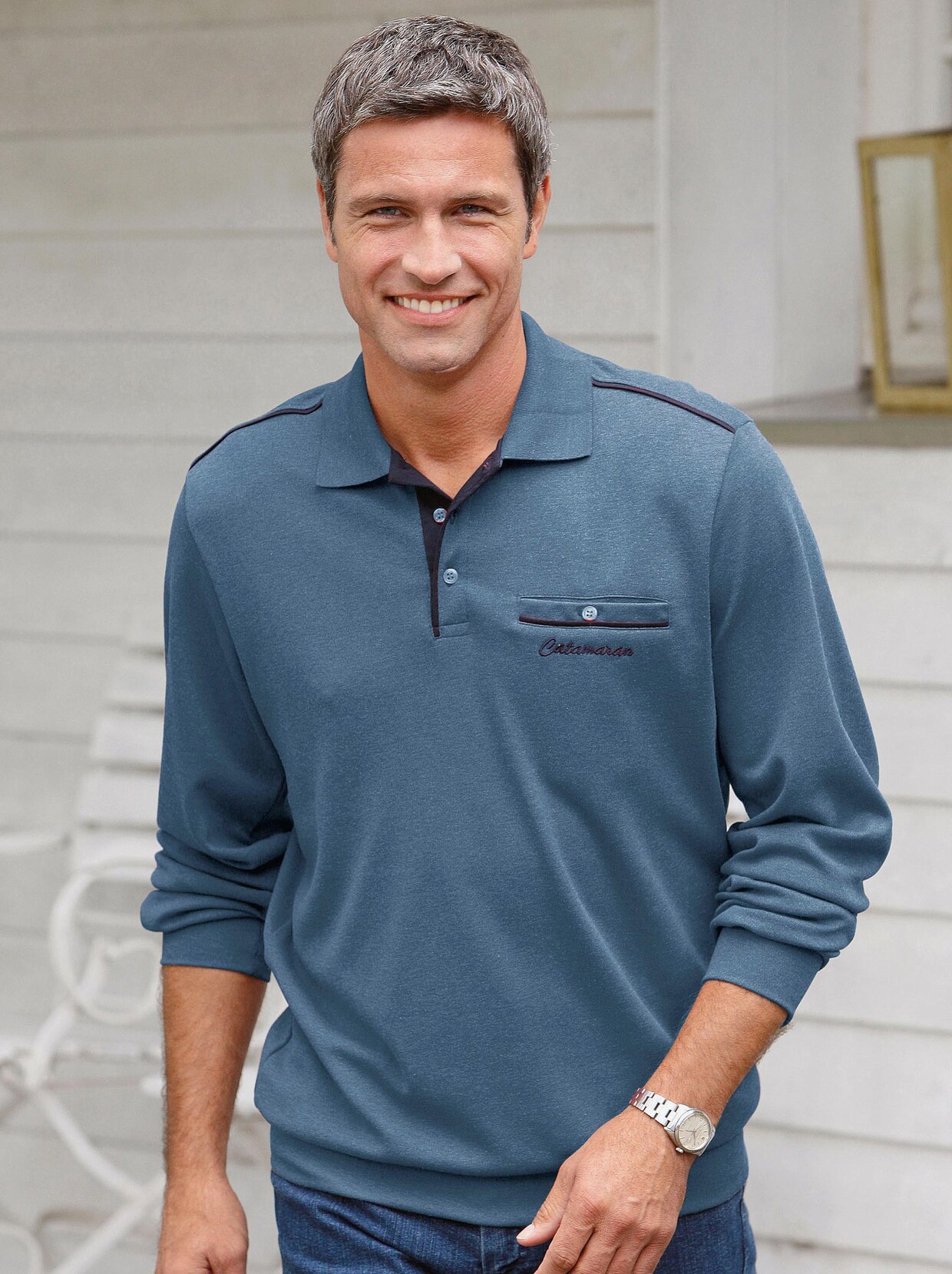 Catamaran Sweatshirt - jeansblau
