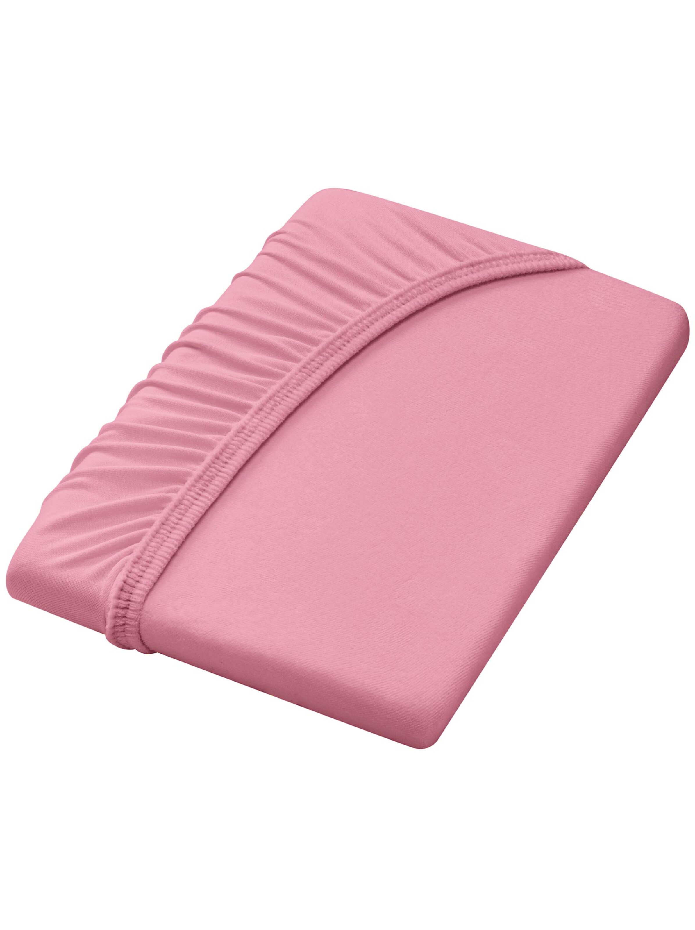 Spannbetttuch - altrosé