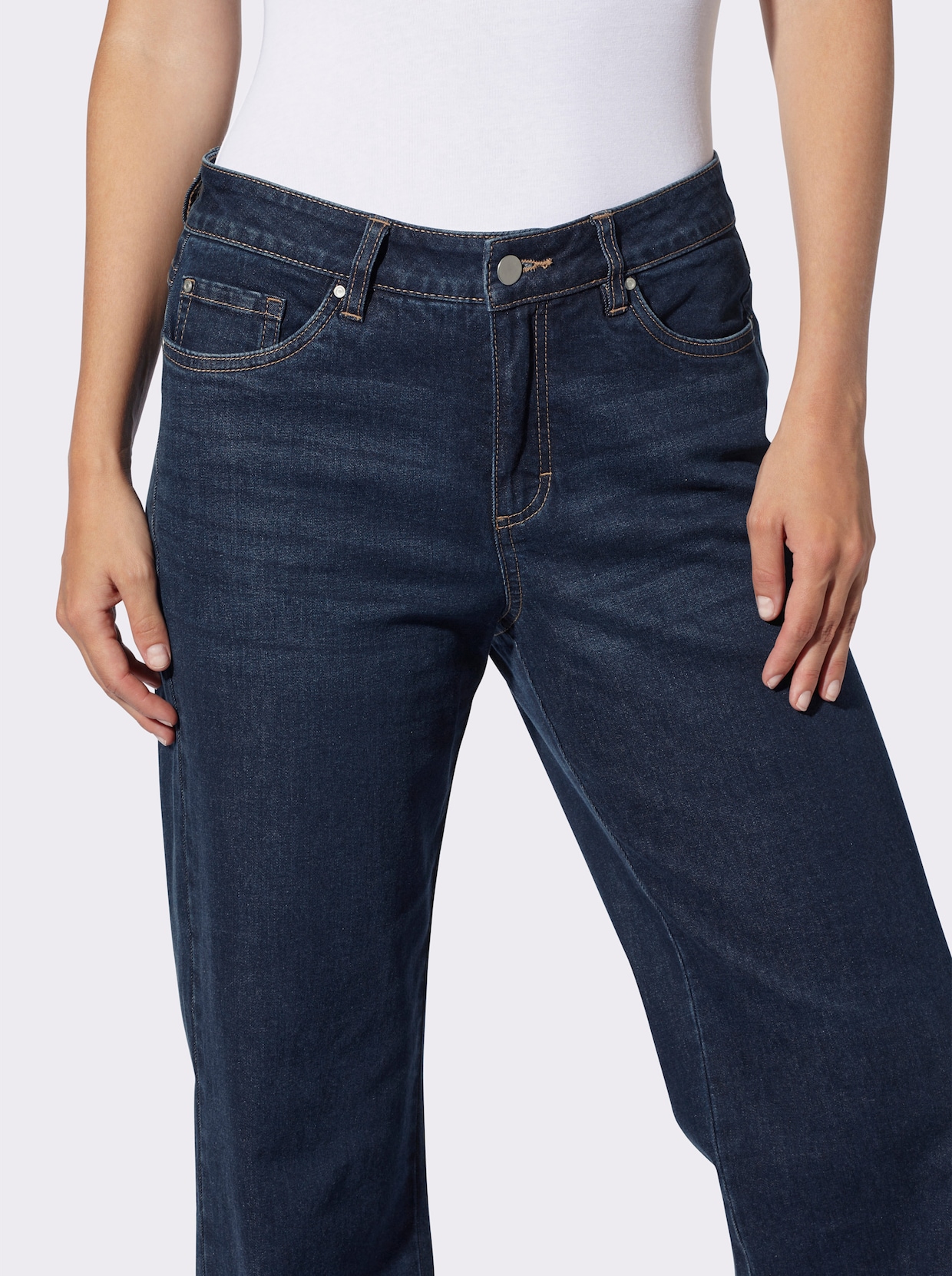 heine 5-Pocket-Jeans - dark blue