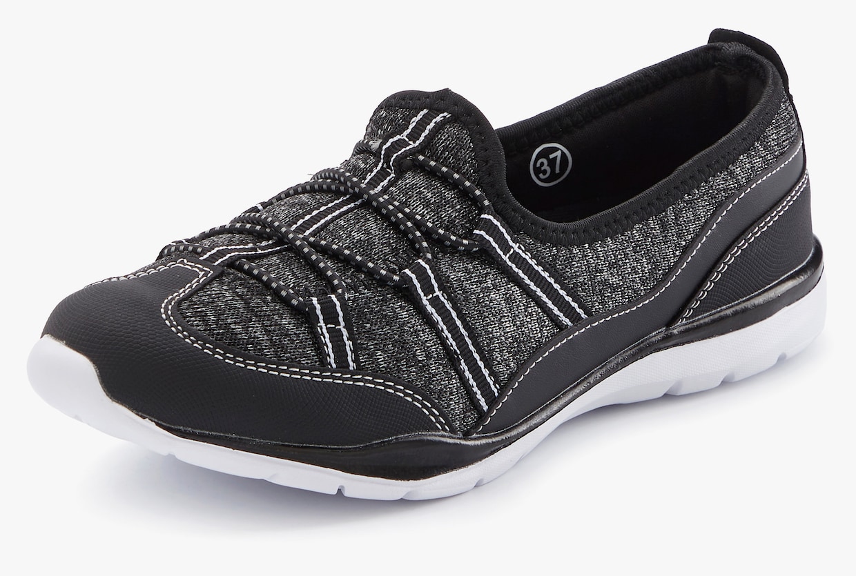 LASCANA Sneaker - schwarz-weiss