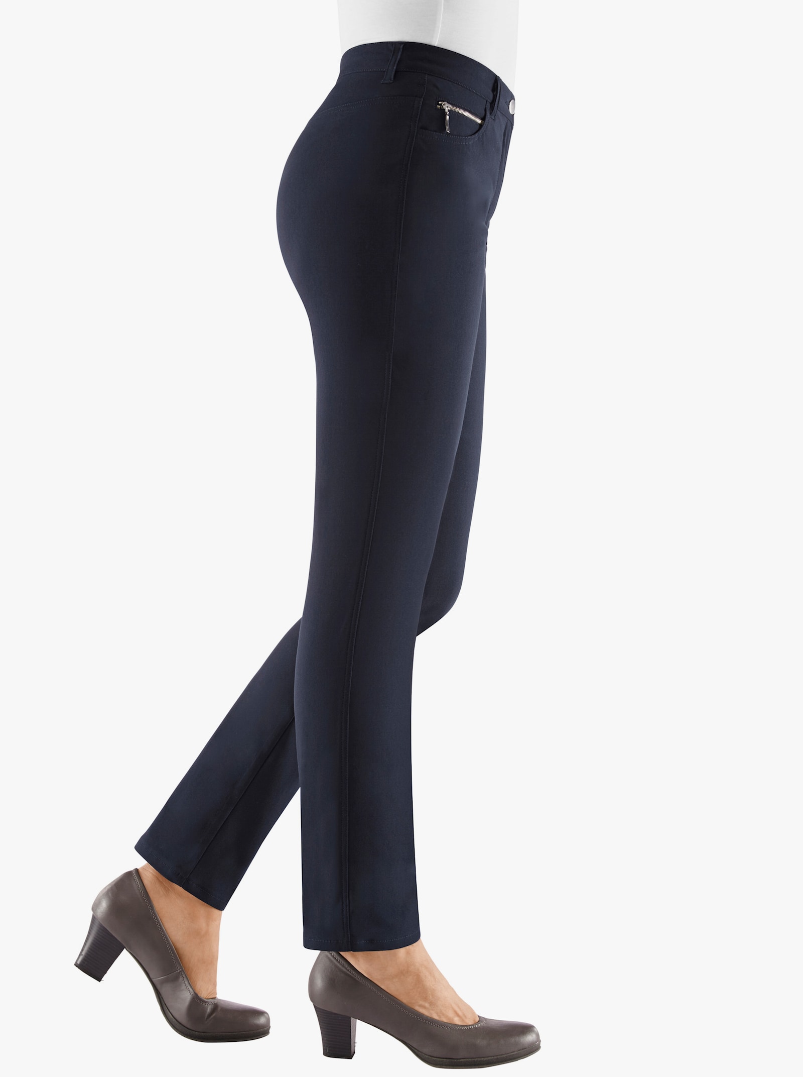 Stehmann Comfort line Thermohose in elastischer Bengalin-Qualität - marine