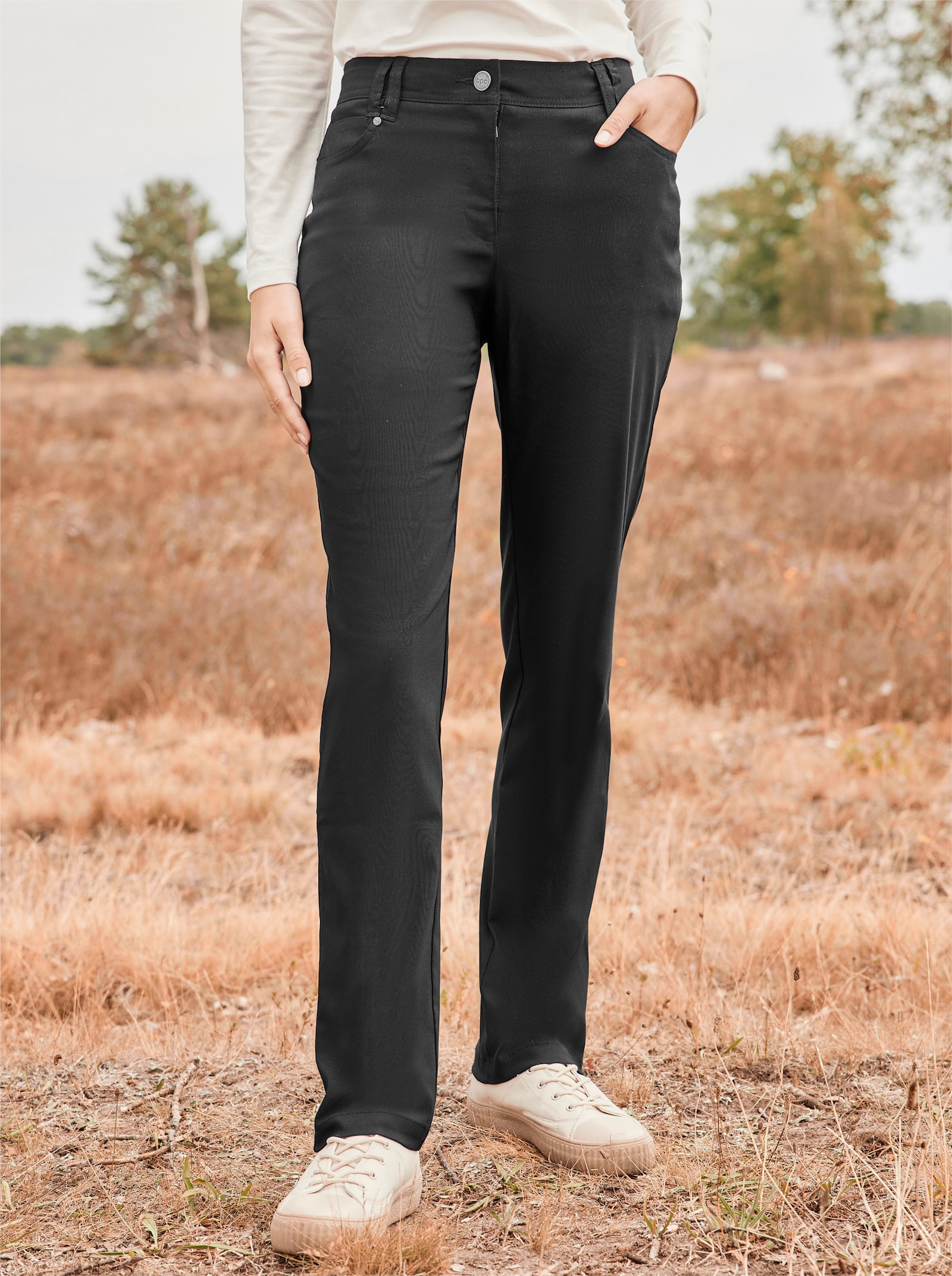 Bengalinhose in 5-Pocket-Form - schwarz