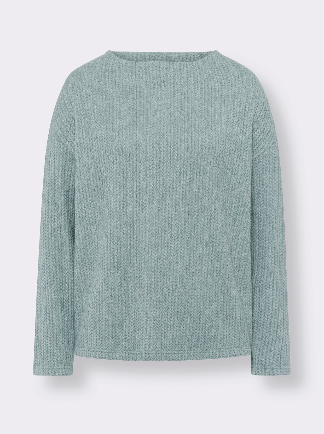 heine Shirt met lange mouwen - jade/ecru gemêleerd
